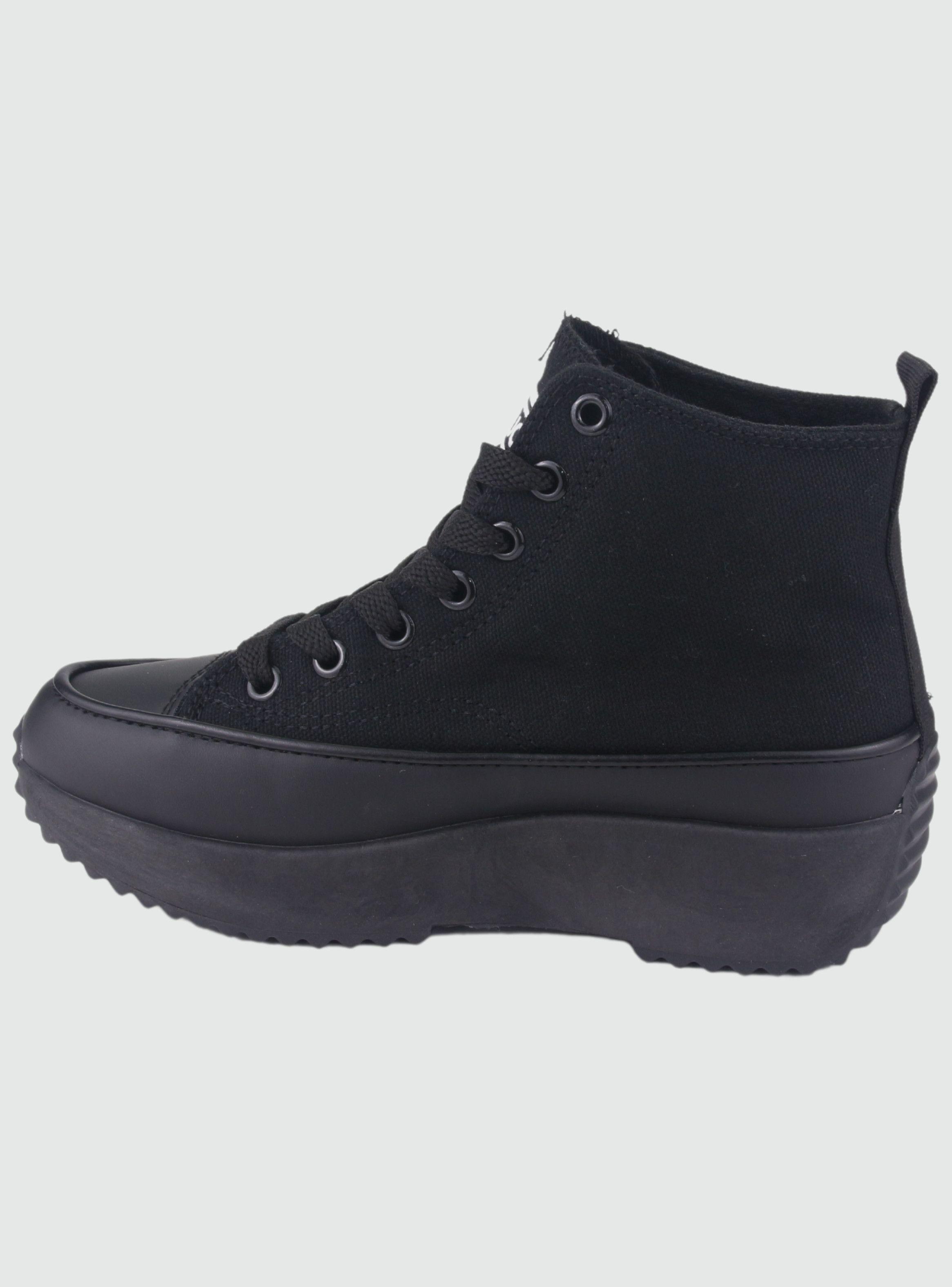 Zapatilla Funway Mujer Biggerh-1 Negro Urbano-1
