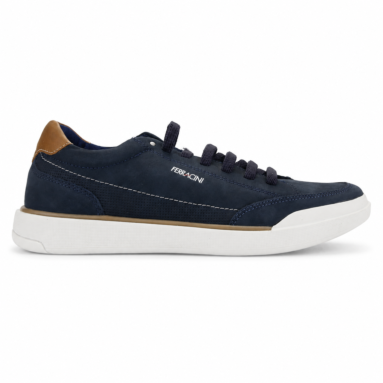 Zapatilla Ferracini Hombre 1056 Star Azul Marino Casual-0