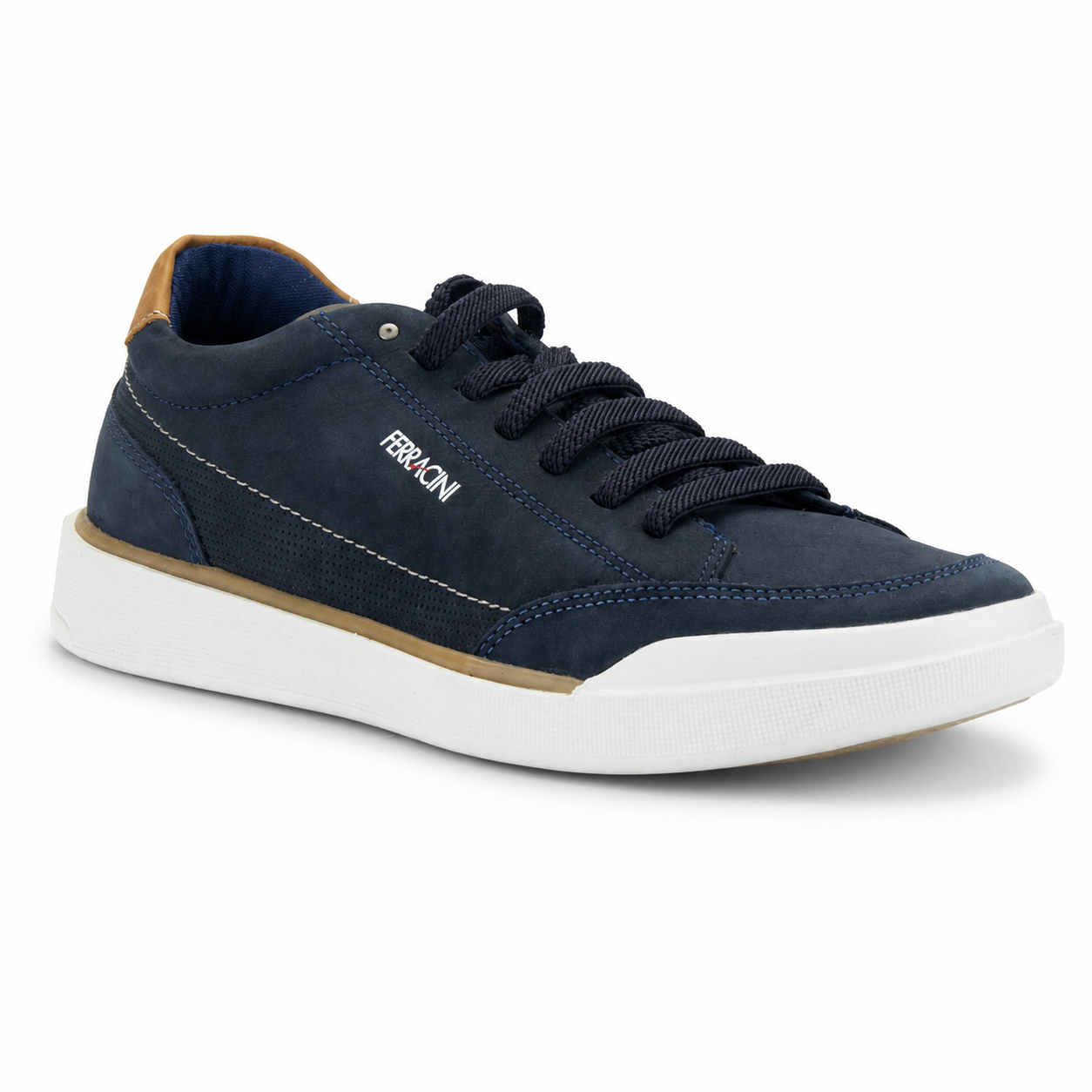 Zapatilla Ferracini Hombre 1056 Star Azul Marino Casual-2