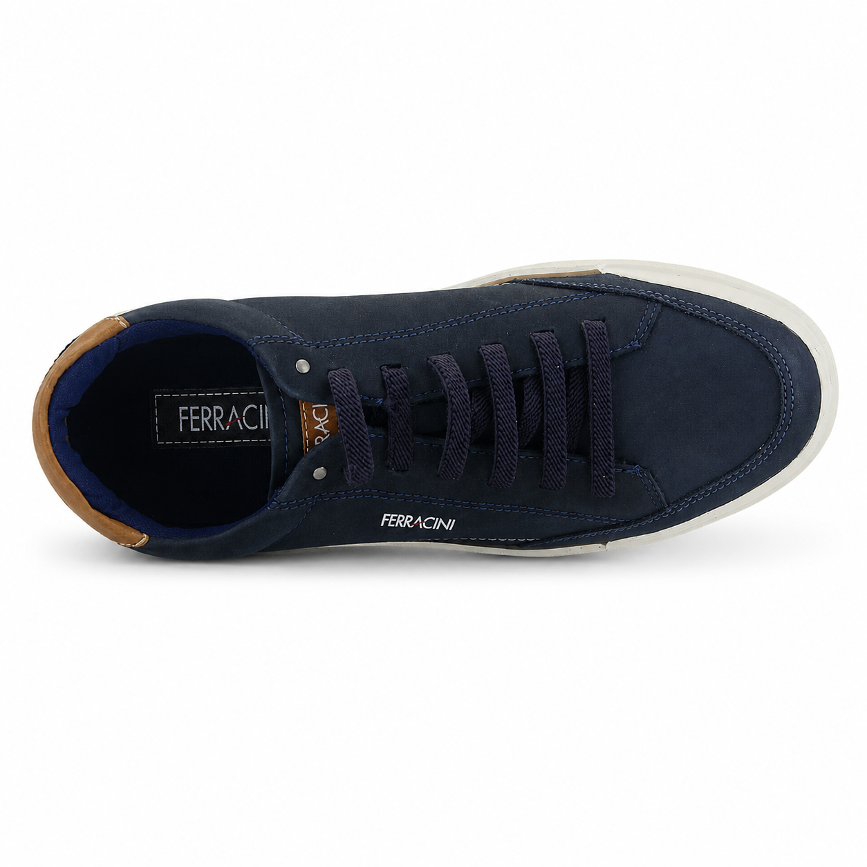 Zapatilla Ferracini Hombre 1056 Star Azul Marino Casual-4