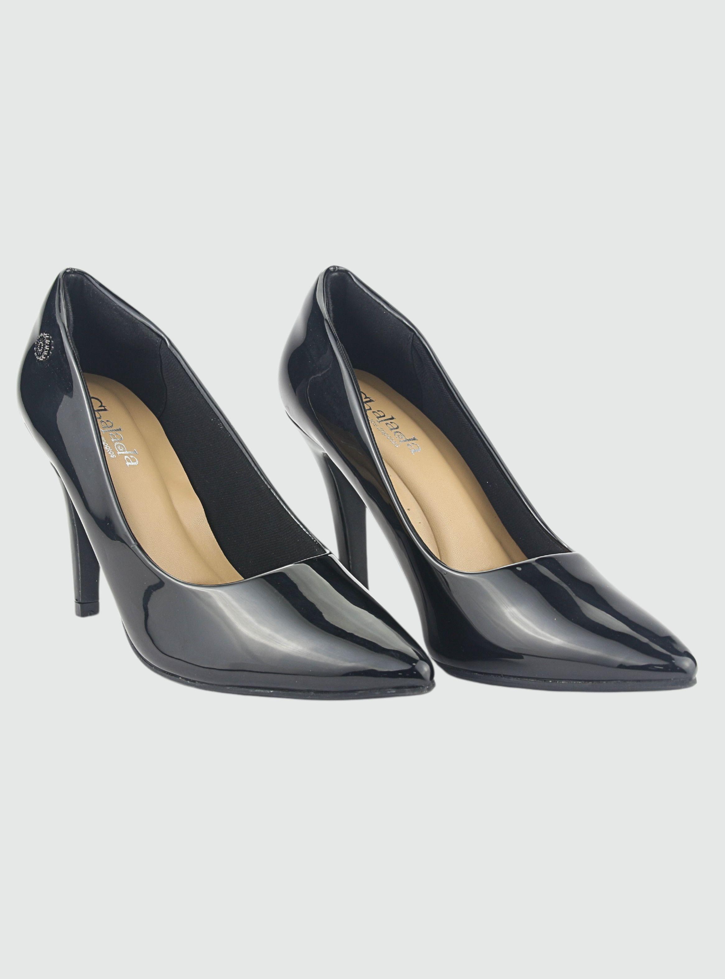 Zapato Chalada Mujer Clora-4 Negro Fiesta-4