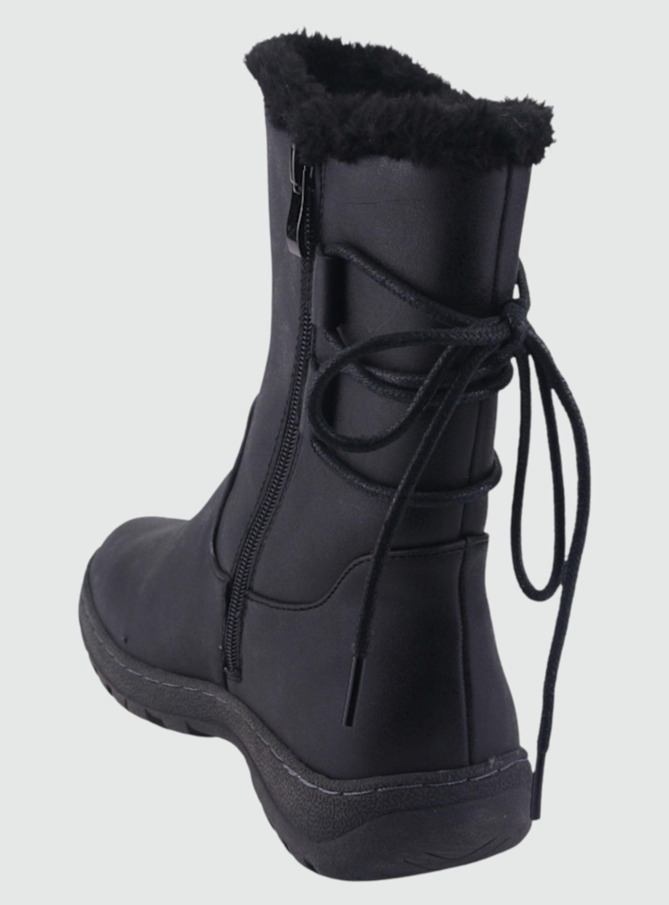 Botin Chalada Mujer Qual-3 Negro Casual-3