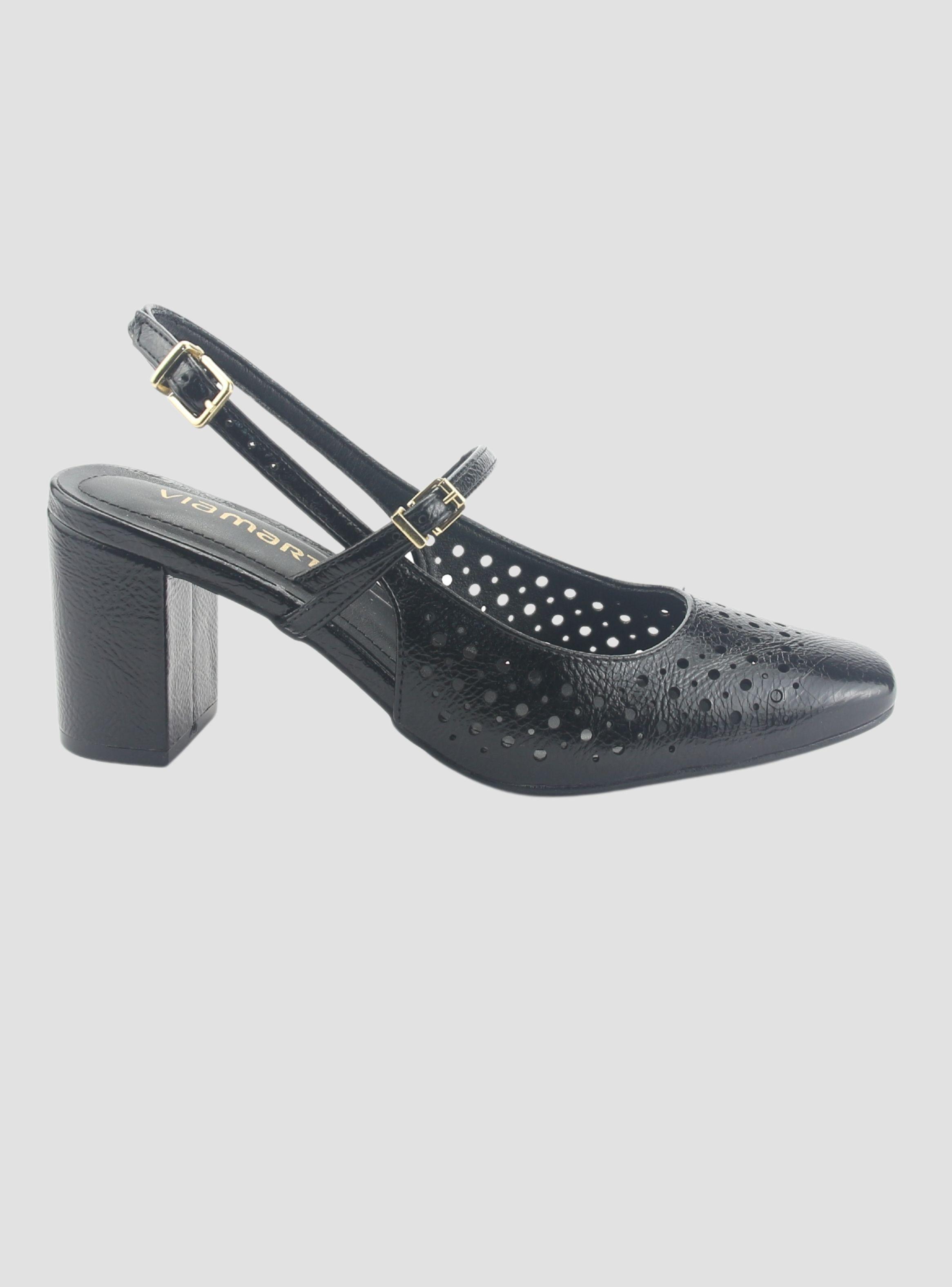 Zapato Via Marte Mujer 153-007-01 Negro Casual-0