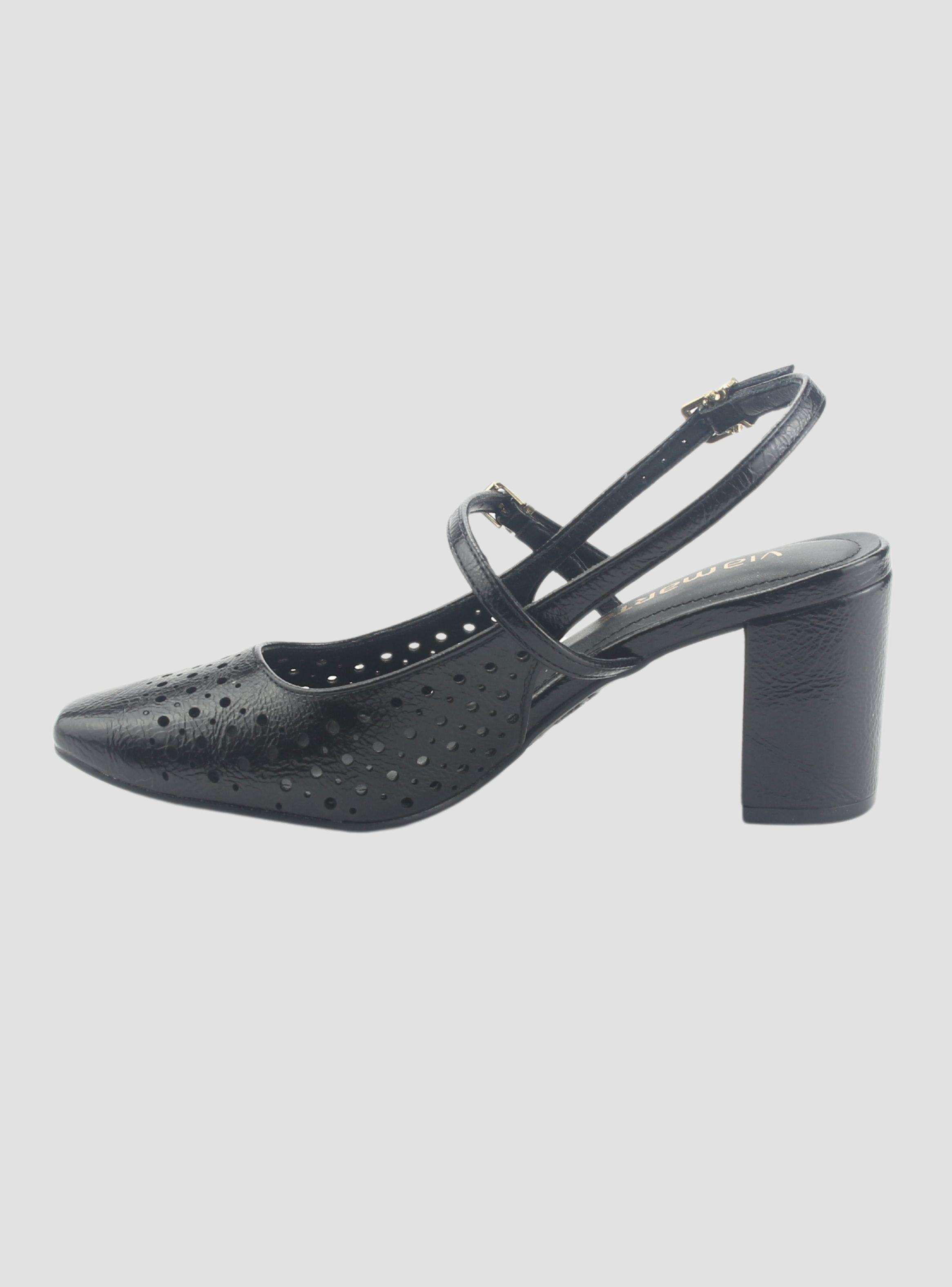 Zapato Via Marte Mujer 153-007-01 Negro Casual-1