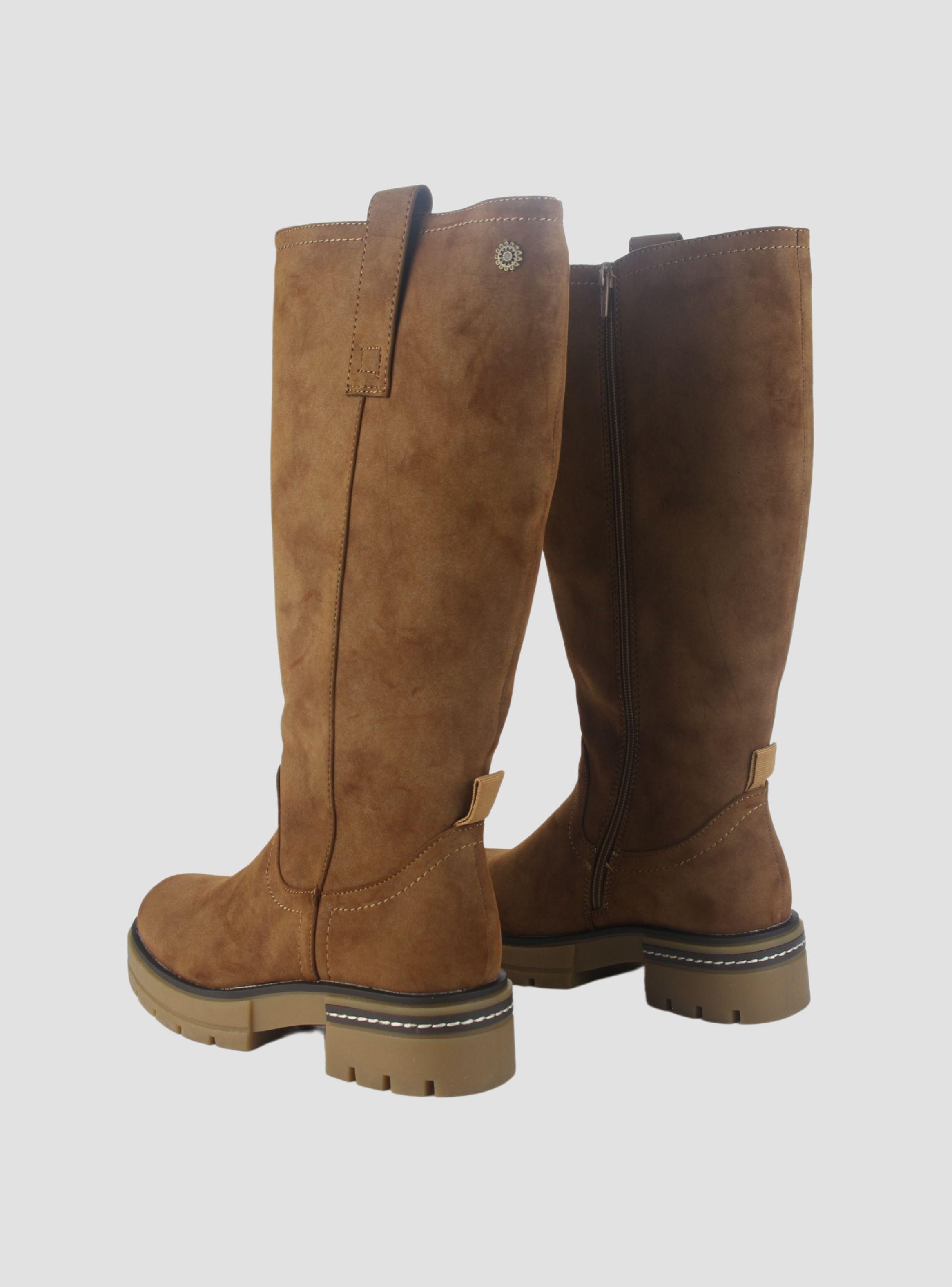 Bota Chalada Mujer Trini-2 Camel Casual-5