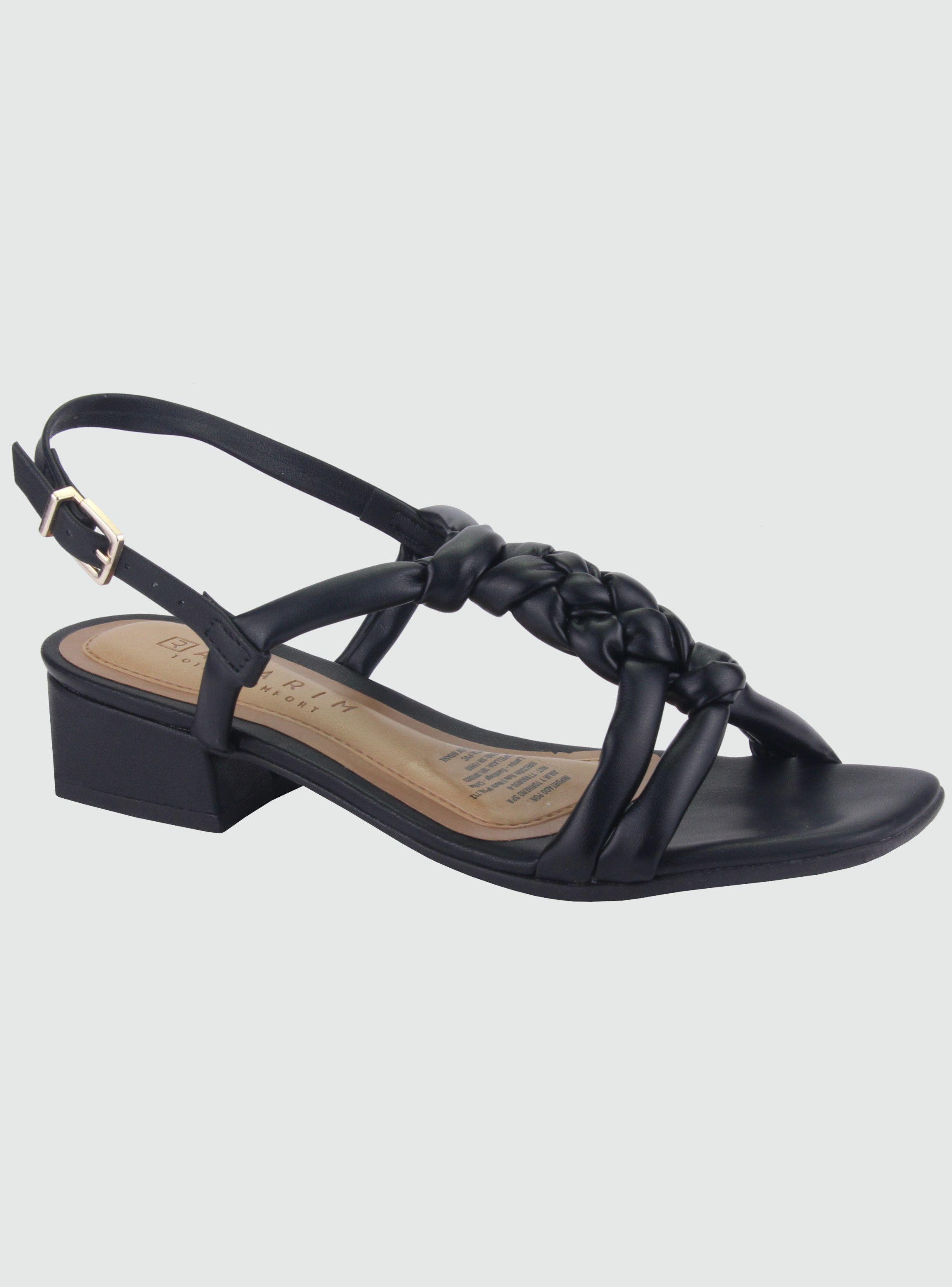 Sandalia Ramarim Mujer 2148202 Negro Moda-0
