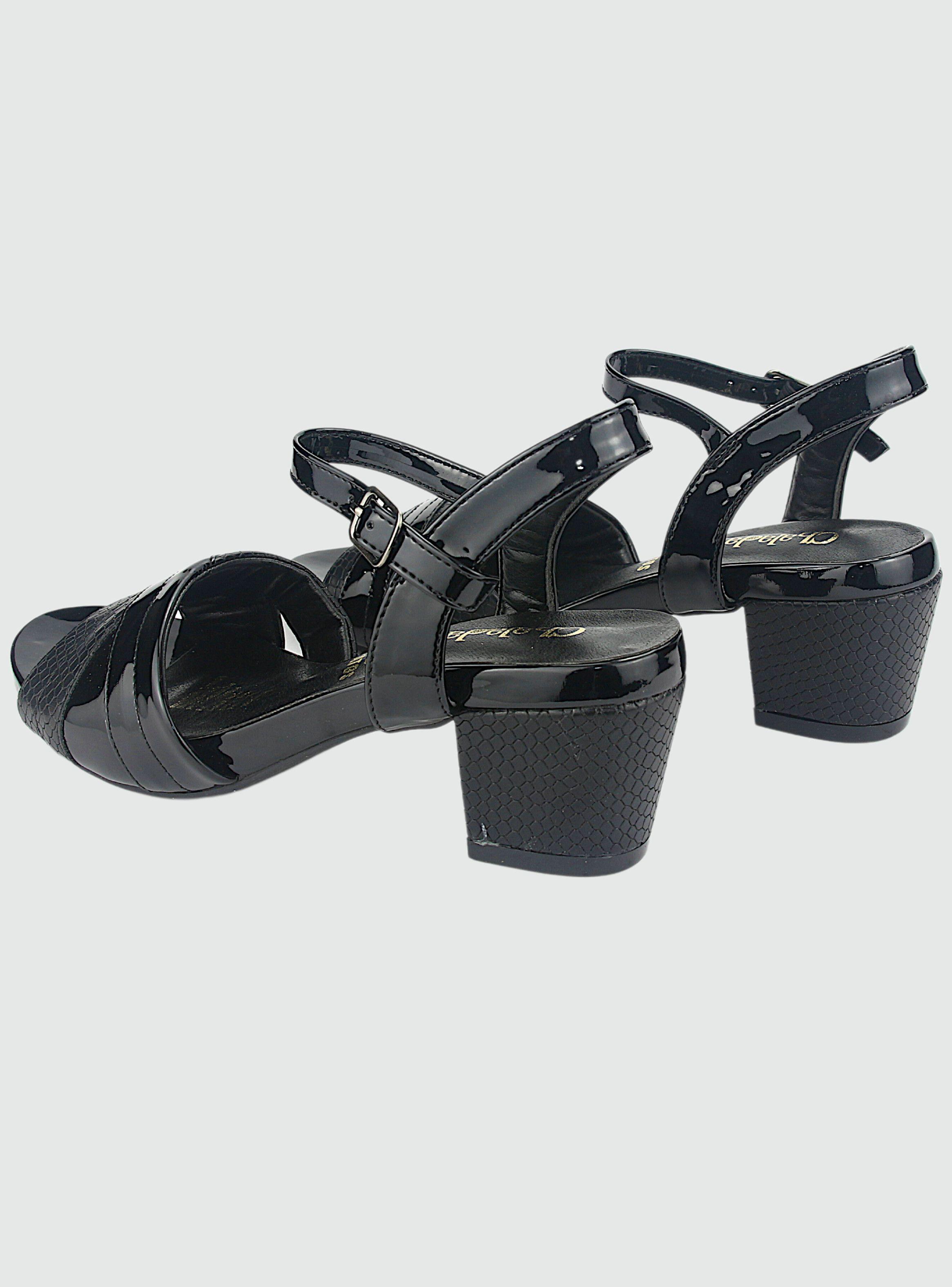 Sandalia Chalada Mujer Flex-5 Negro Casual-5