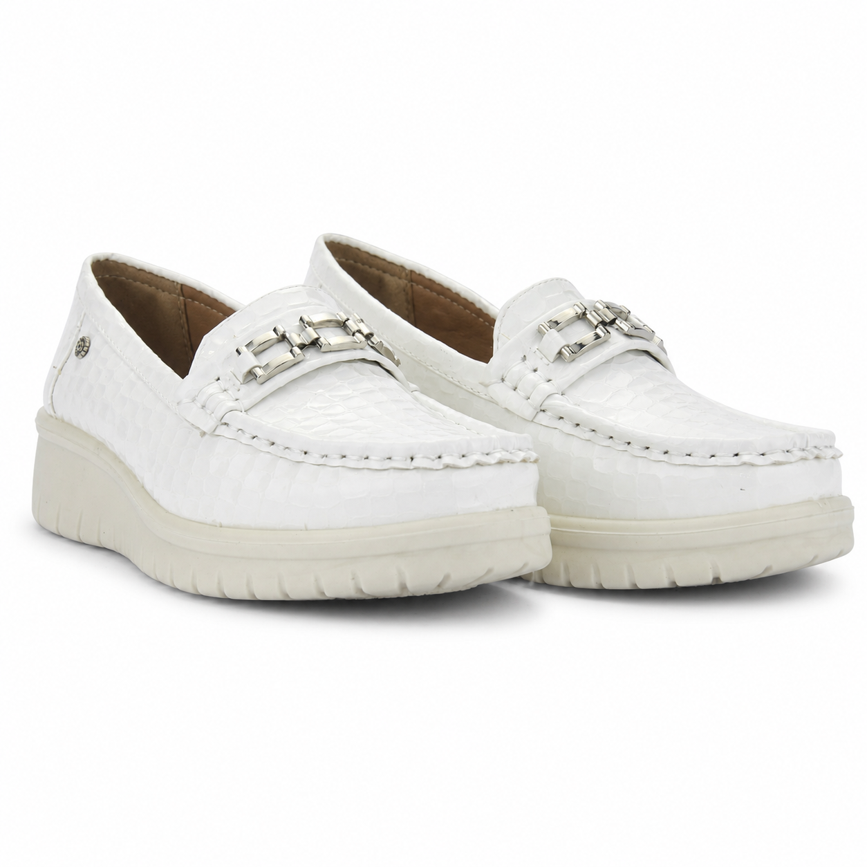 Mocasin Blanco Mujer Casual Chalada Rioja-6