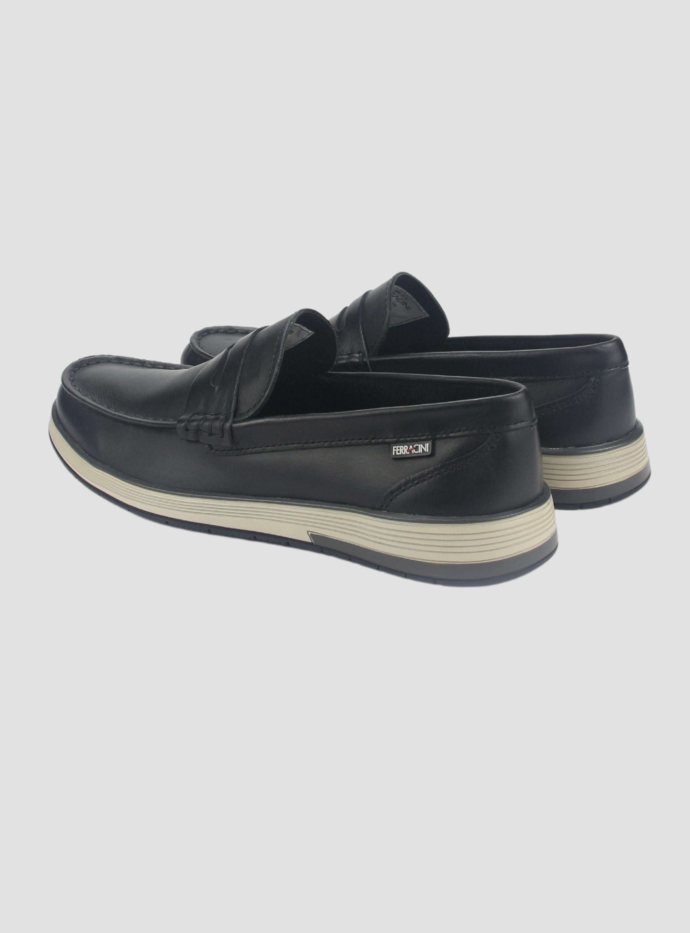 Mocasin Ferracini Hombre 6988 Ultra Summer Negro Casual-5