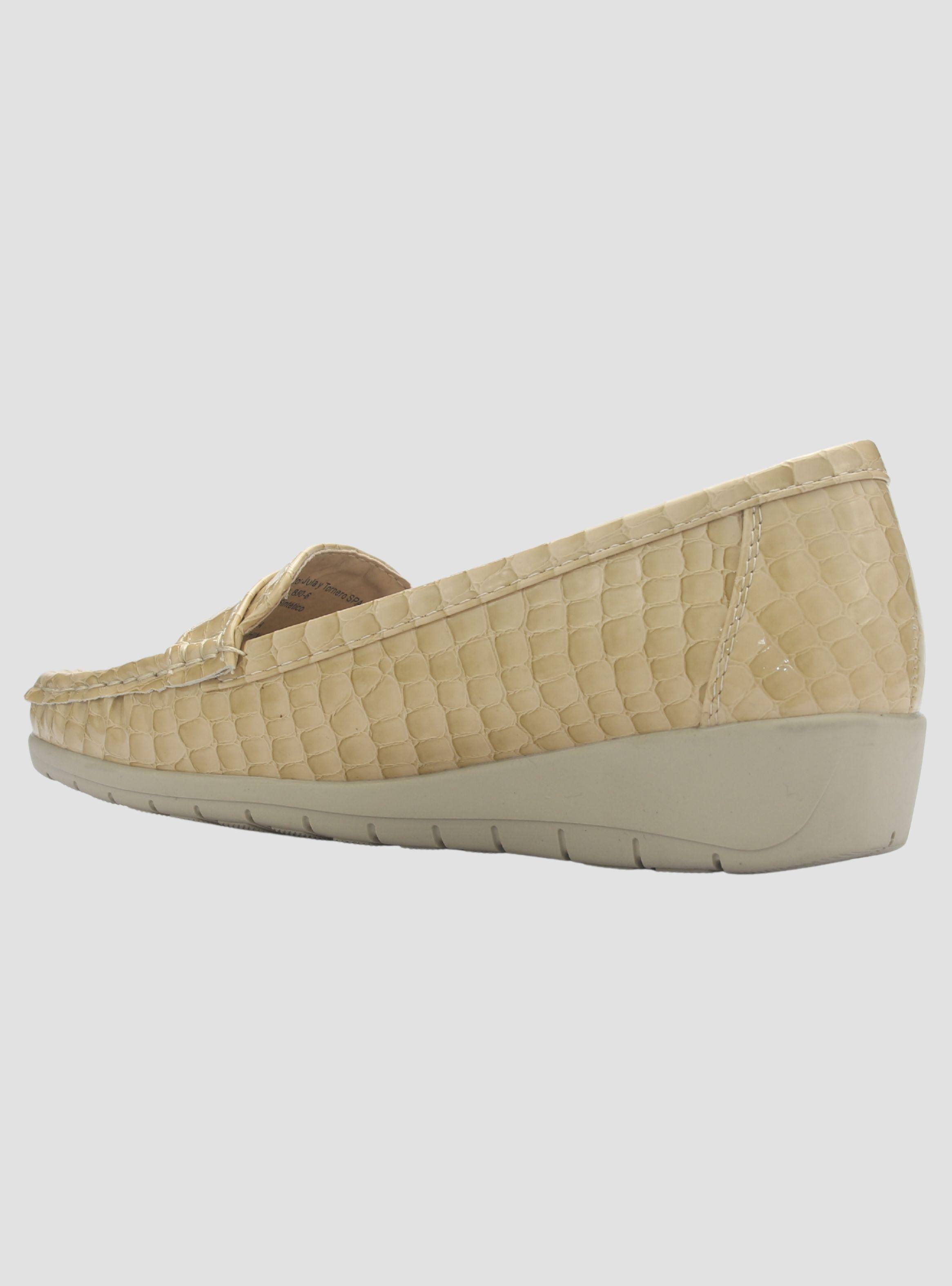 Mocasin Mujer  Chalada Nautico-3 Plateado Casual-3
