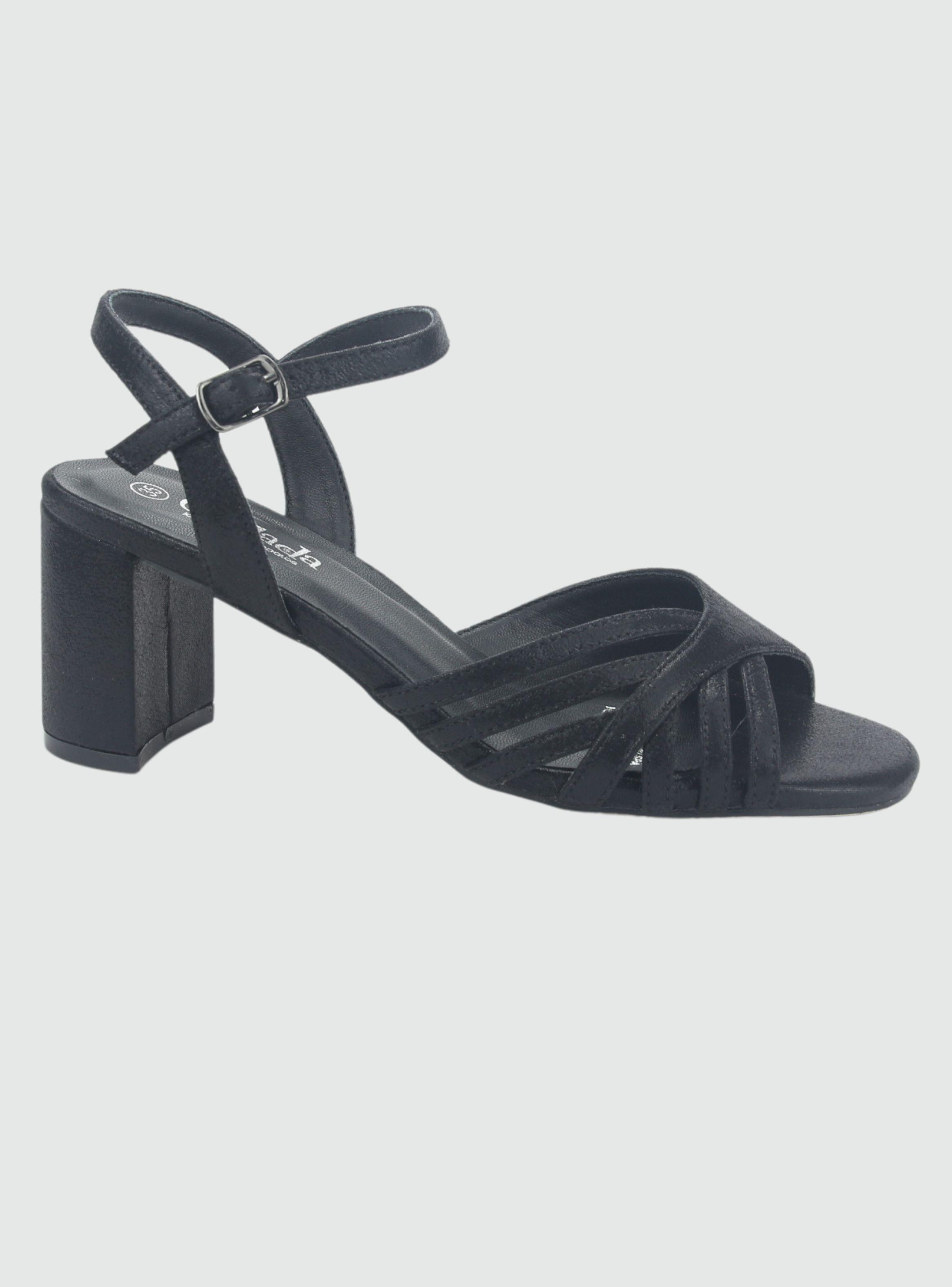 Sandalia Chalada Mujer Fira-1 Negro Casual-0