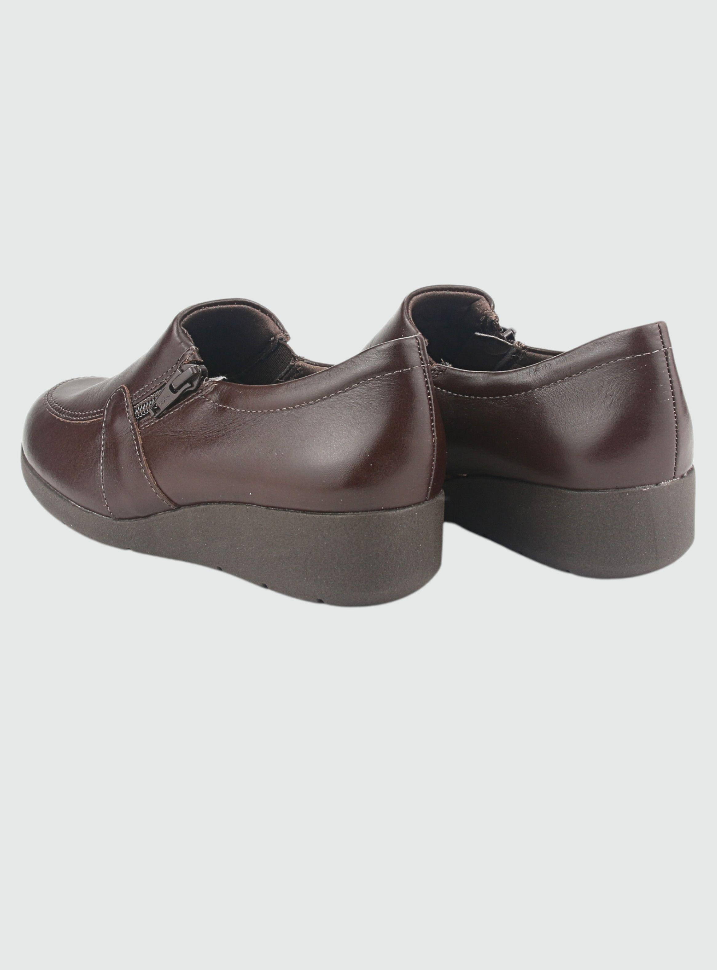Mocasin Comfortflex Mujer 2393402 Café Casual-5