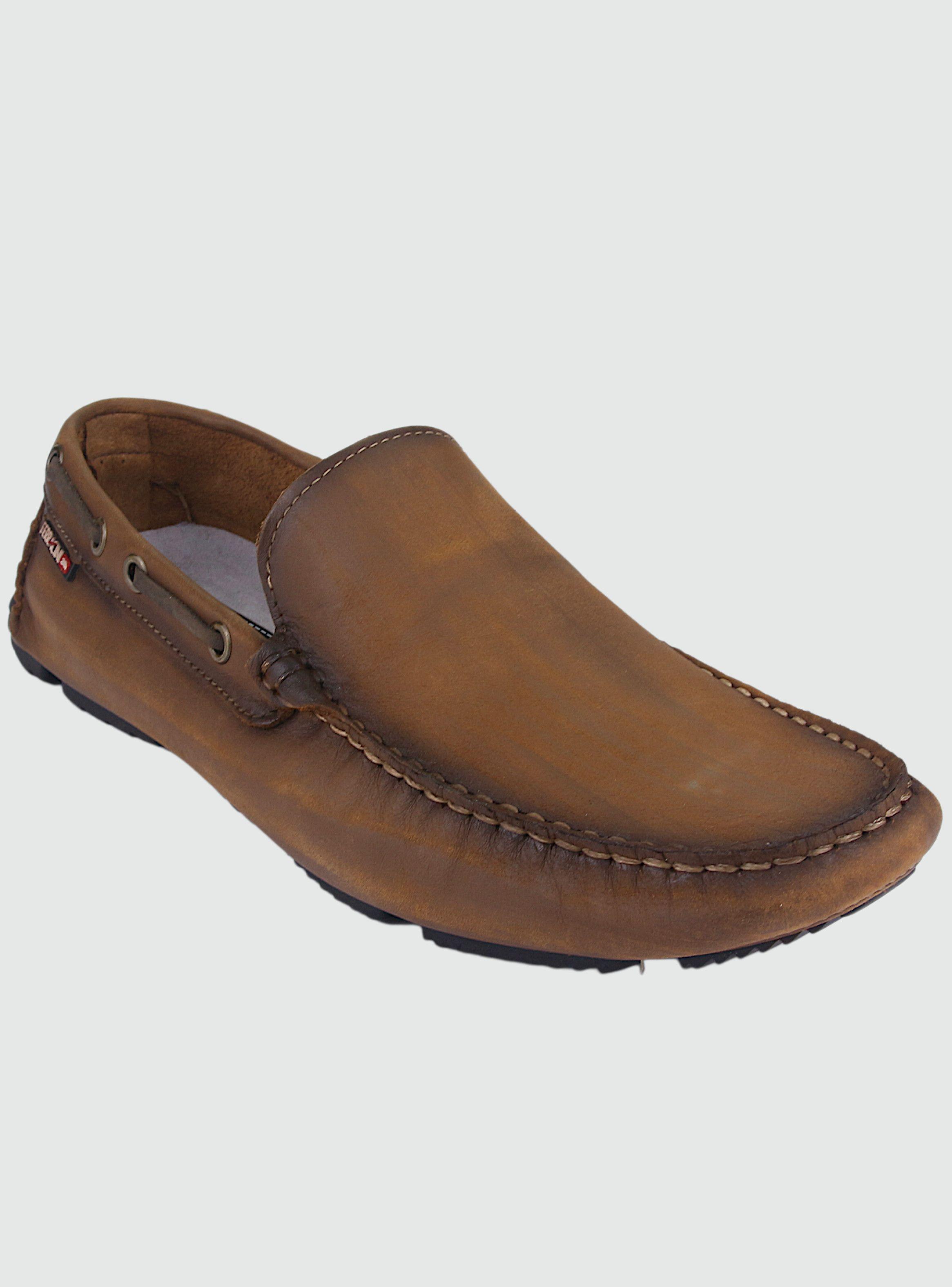 Mocasin Ferracini Hombre 3458 Beige Casual-2