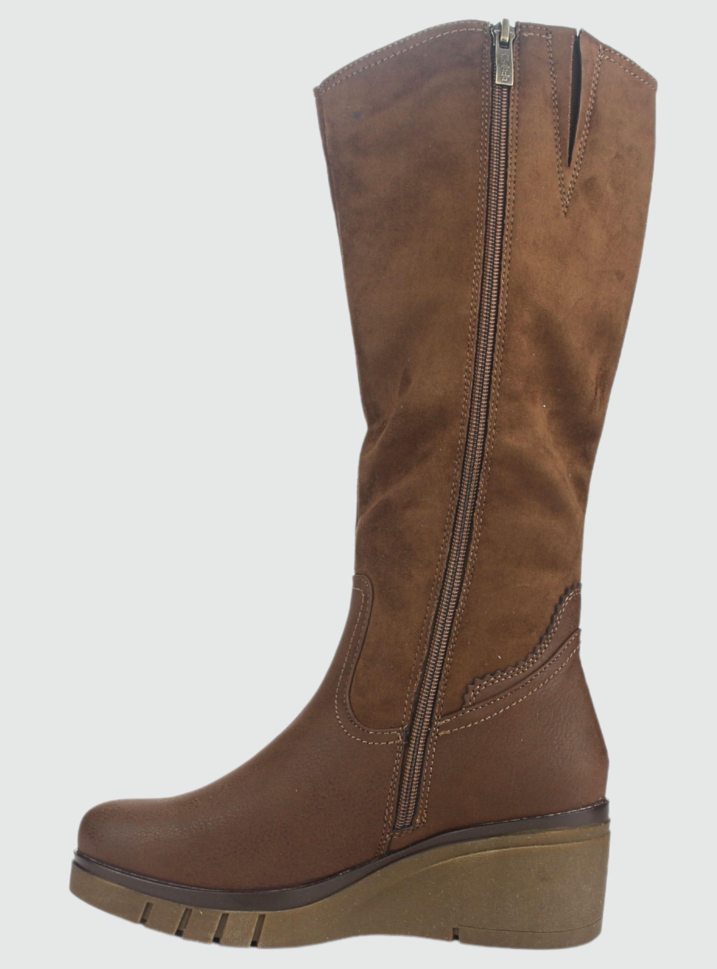 Botin Chalada Mujer Wedgenew-3 Café Casual-1