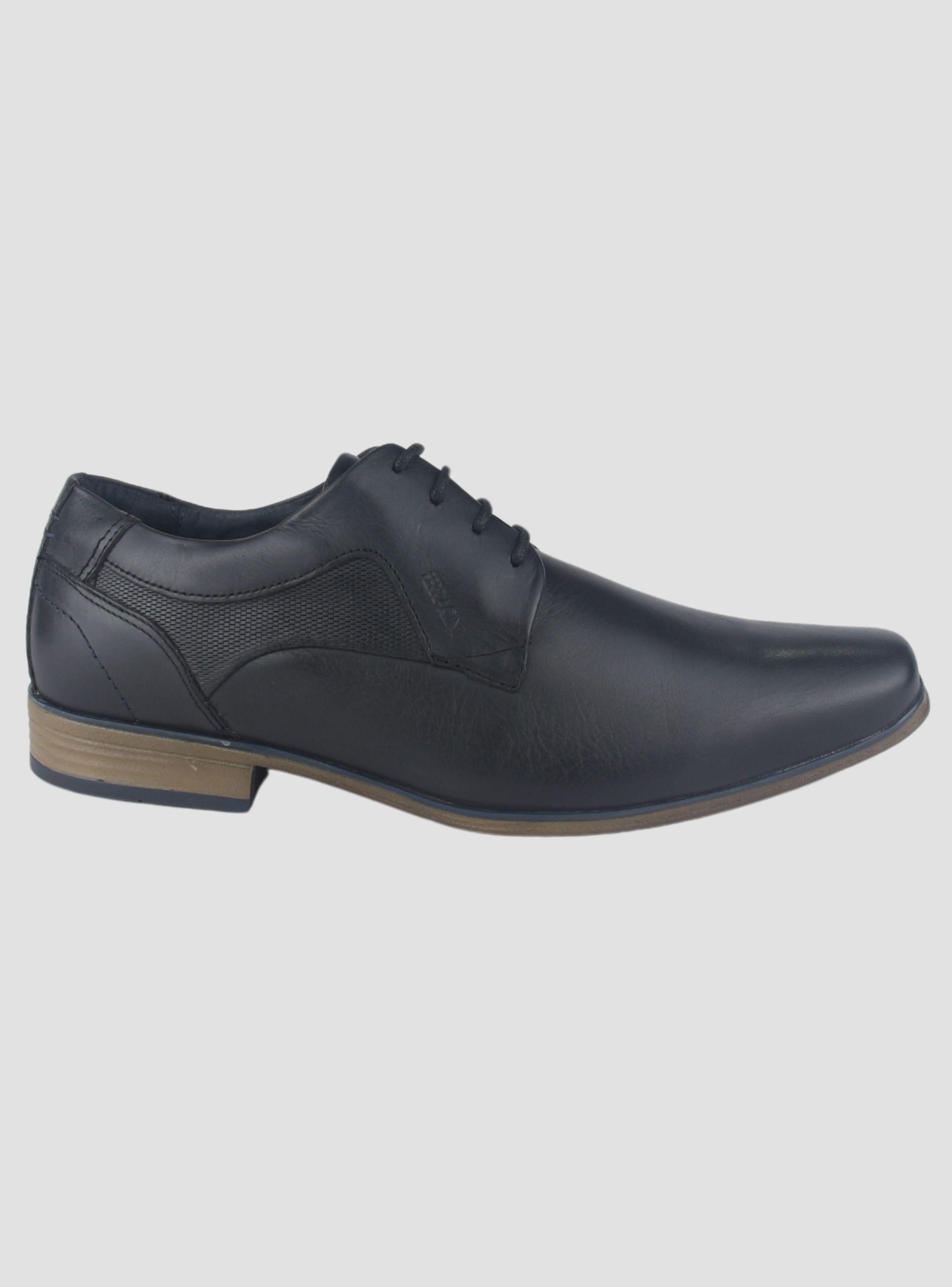 Zapato Ferracini Hombre 6067 Derby Negro Matte Casual-0