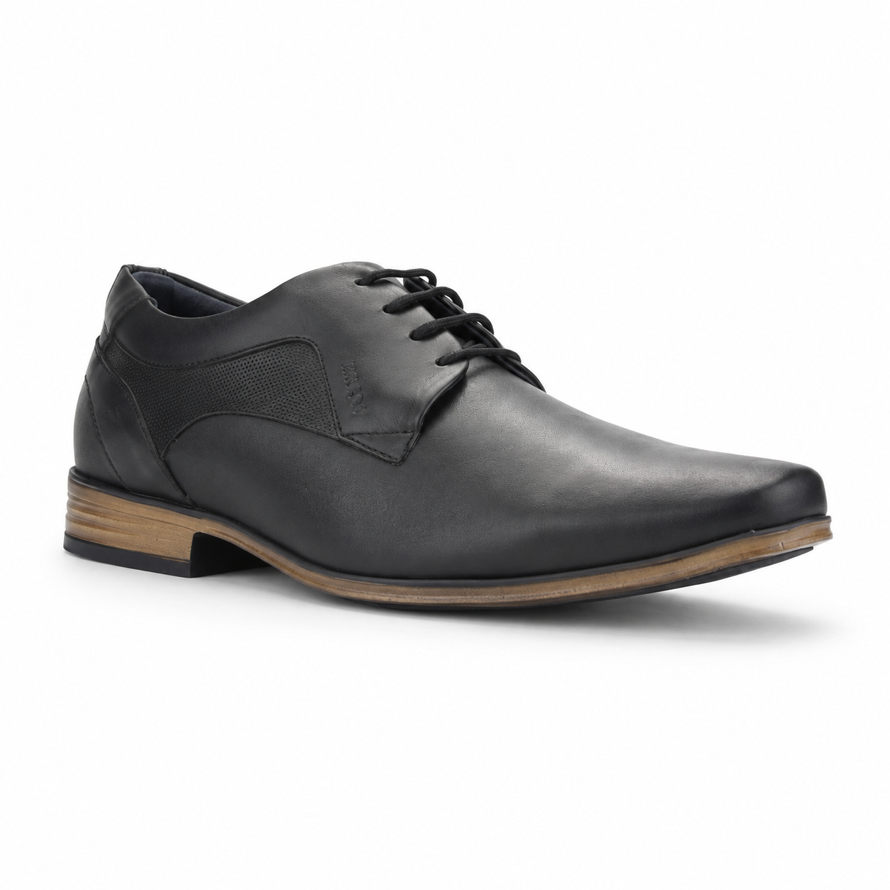 Zapato Ferracini Hombre 6067 Derby Negro Matte Casual-2