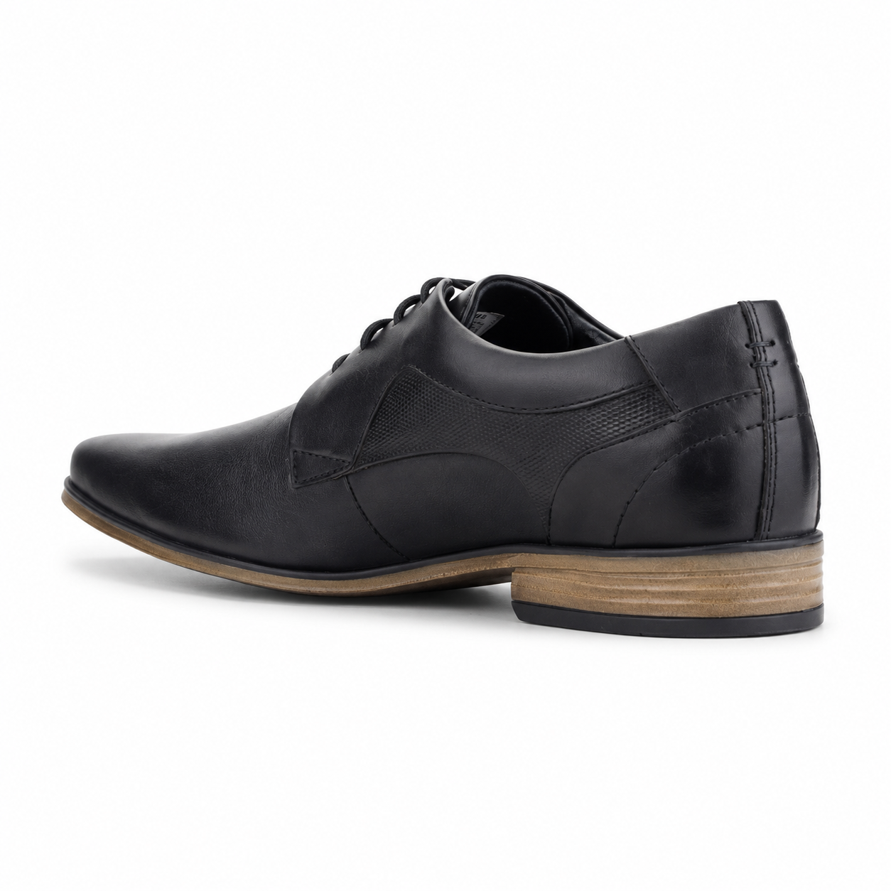Zapato Ferracini Hombre 6067 Derby Negro Matte Casual-3