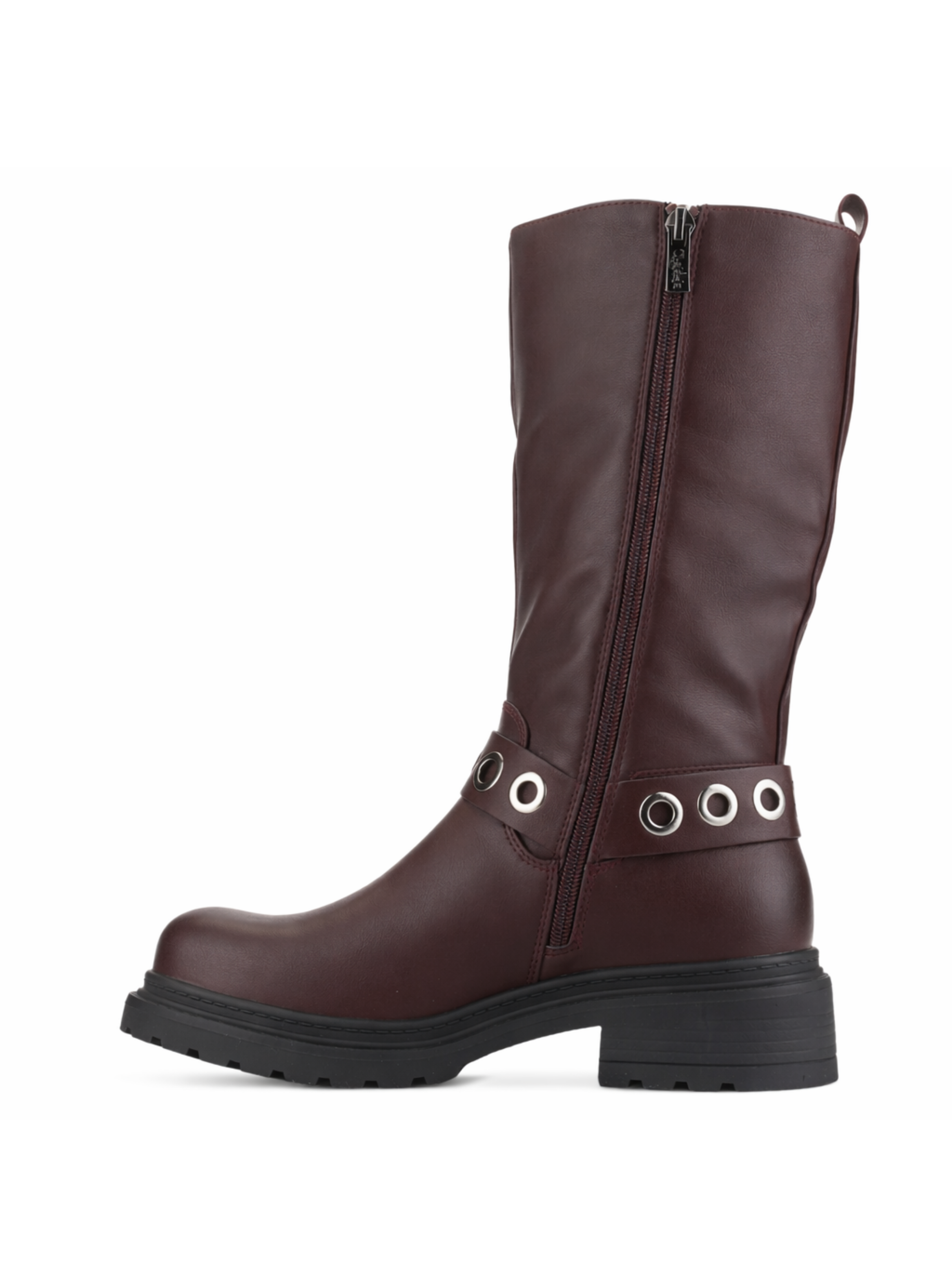 Botin Burdeo Mujer Casual Chalada Bika-1