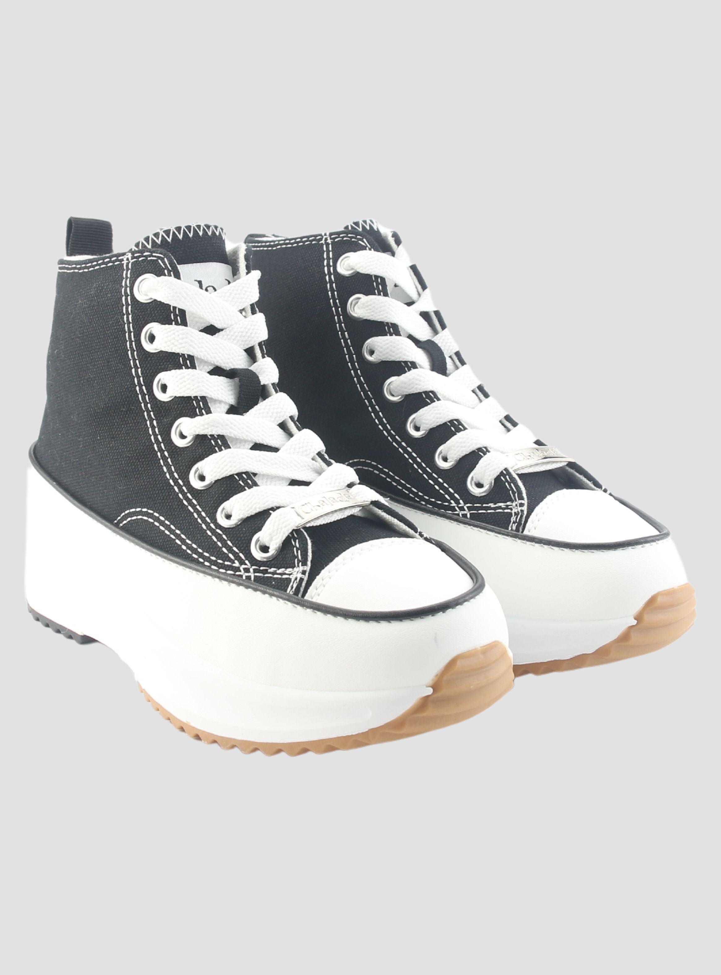 Zapatilla Chalada Mujer Biggerh-1 Negro Moda-4