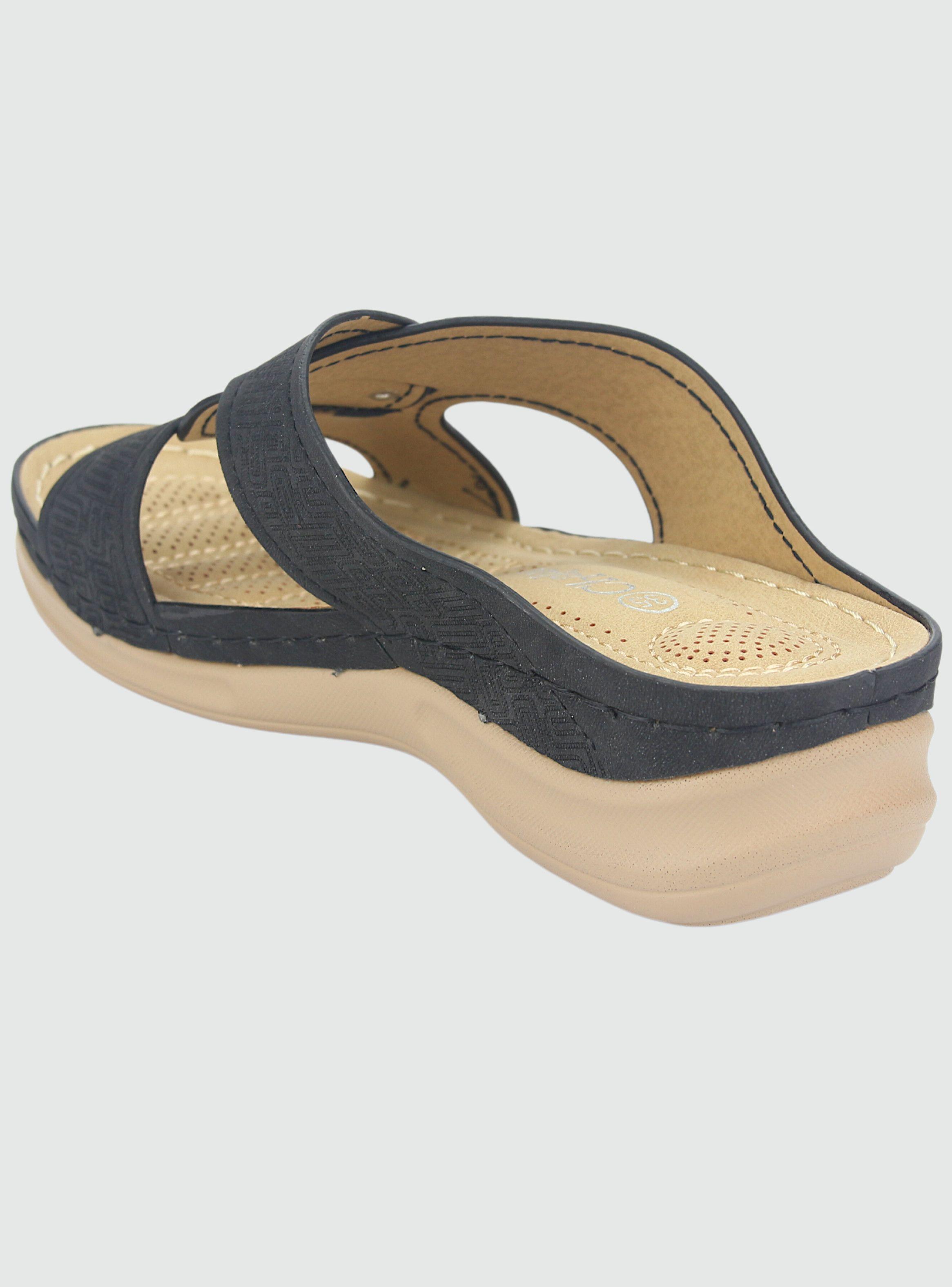 Sandalia Chalada Mujer Kon-16 Negro Casual-3