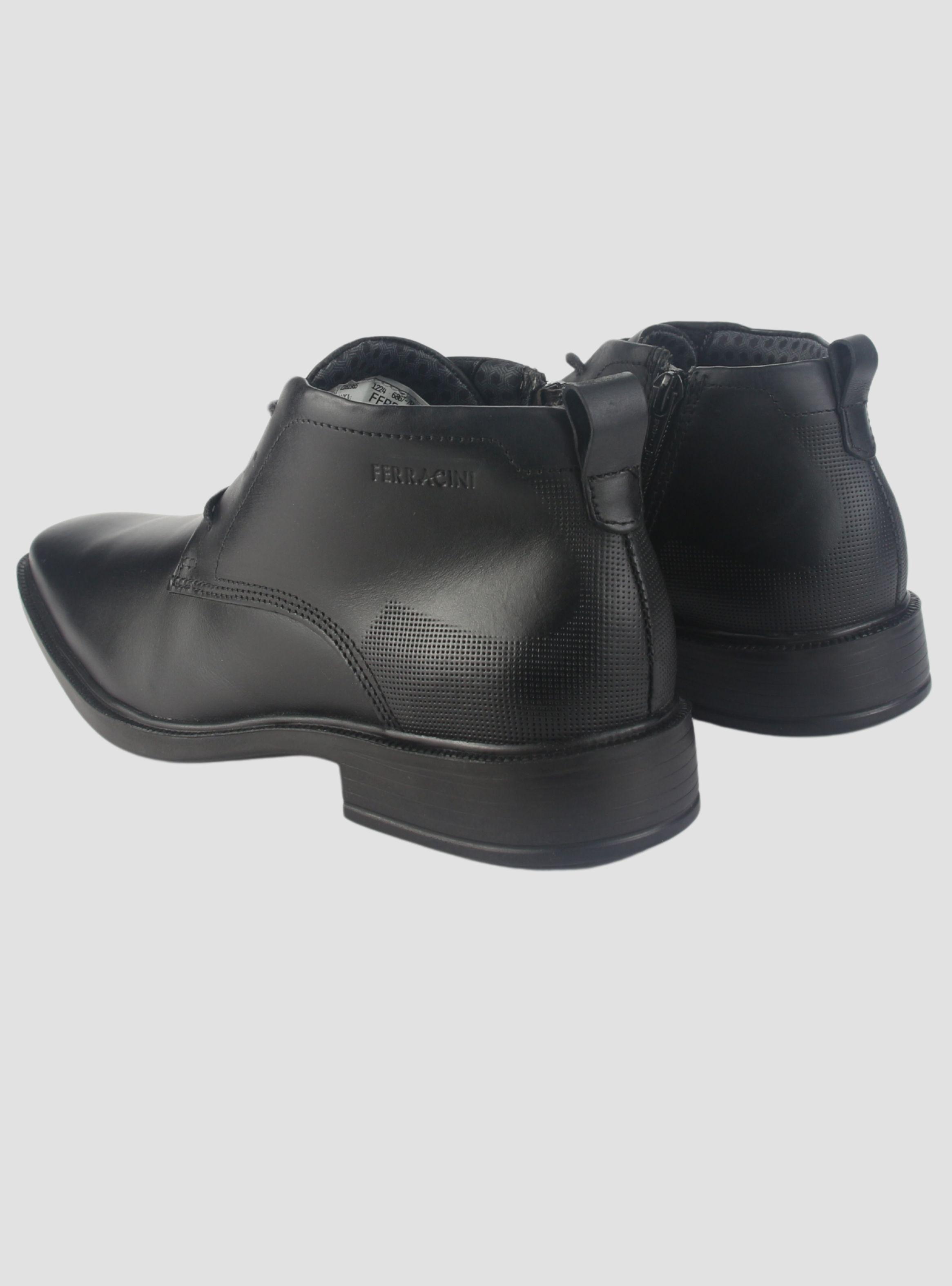 Botin Ferracini Hombre 6867 Paris Negro Casual-5