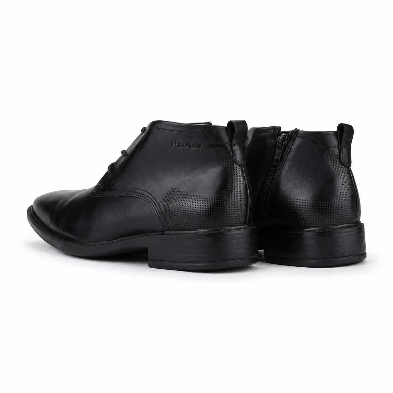 Botin Ferracini Hombre 6867 Paris Negro Casual-5