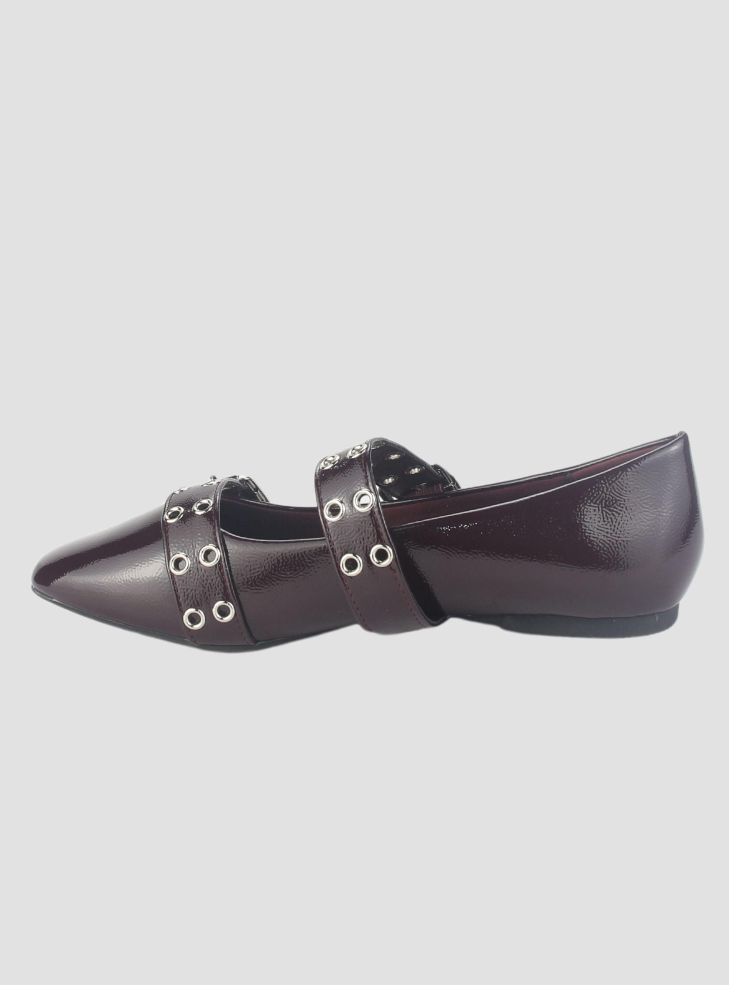 Ballerina Chalada Mujer Miu-7 Burdeo Casual-1