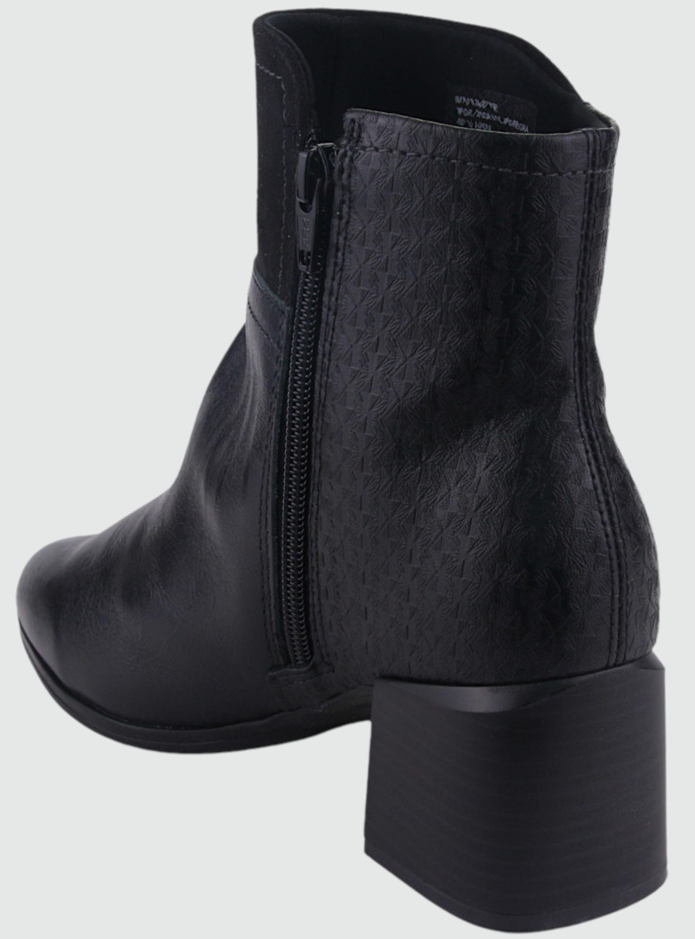 Botin Comfortflex Mujer 2298302 Negro Casual-3