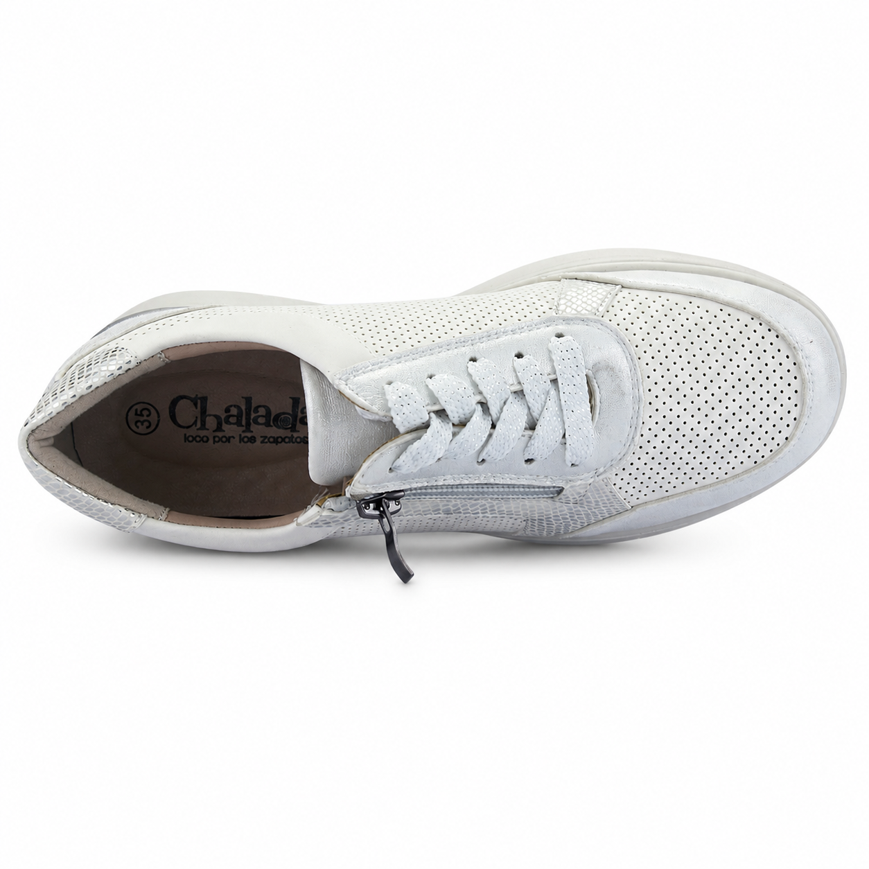 Zapatilla Blanco Mujer Urbano Chalada Nuki-4