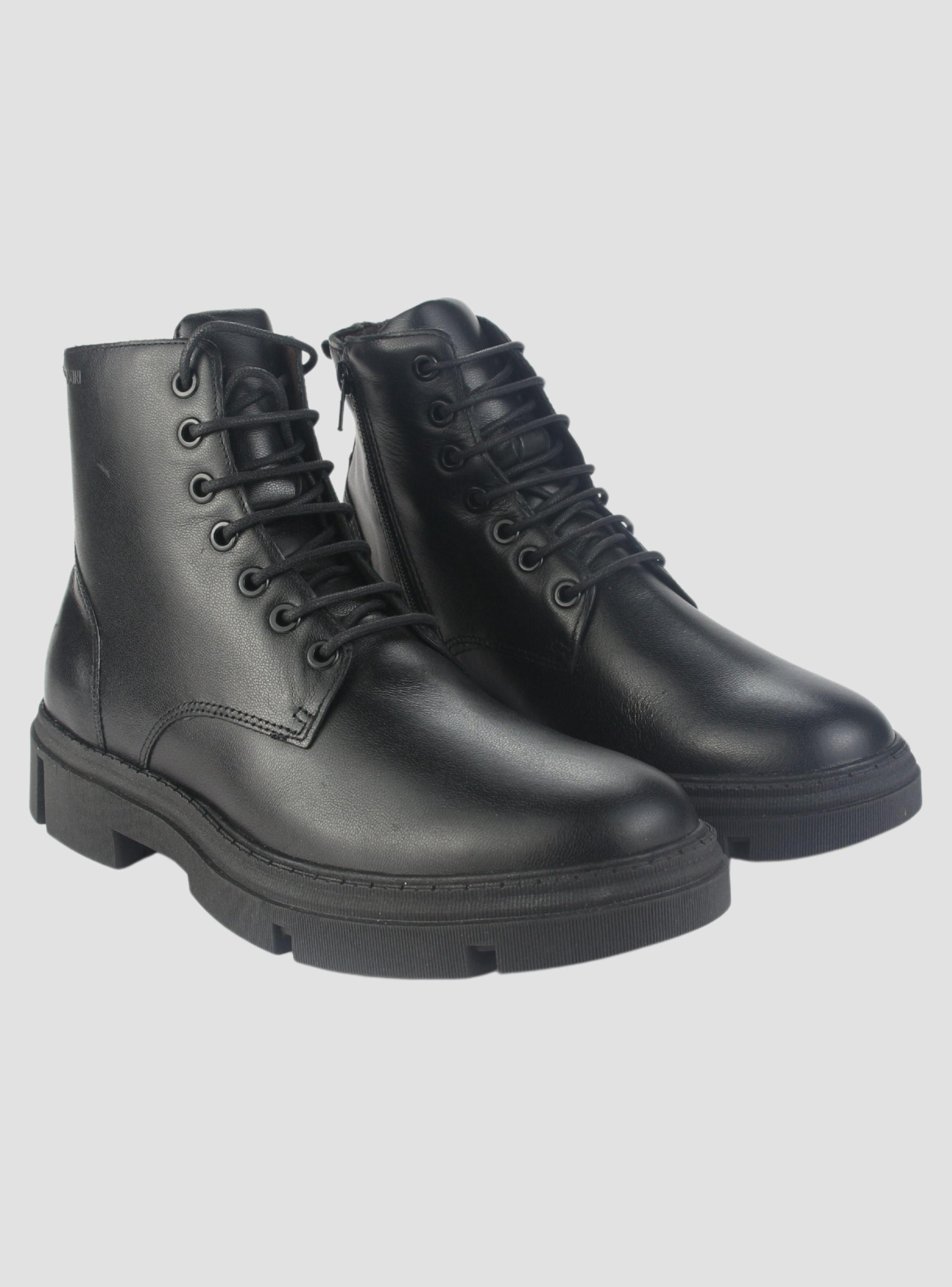 Botin Ferracini Hombre 5905 Aston Negro Casual-4