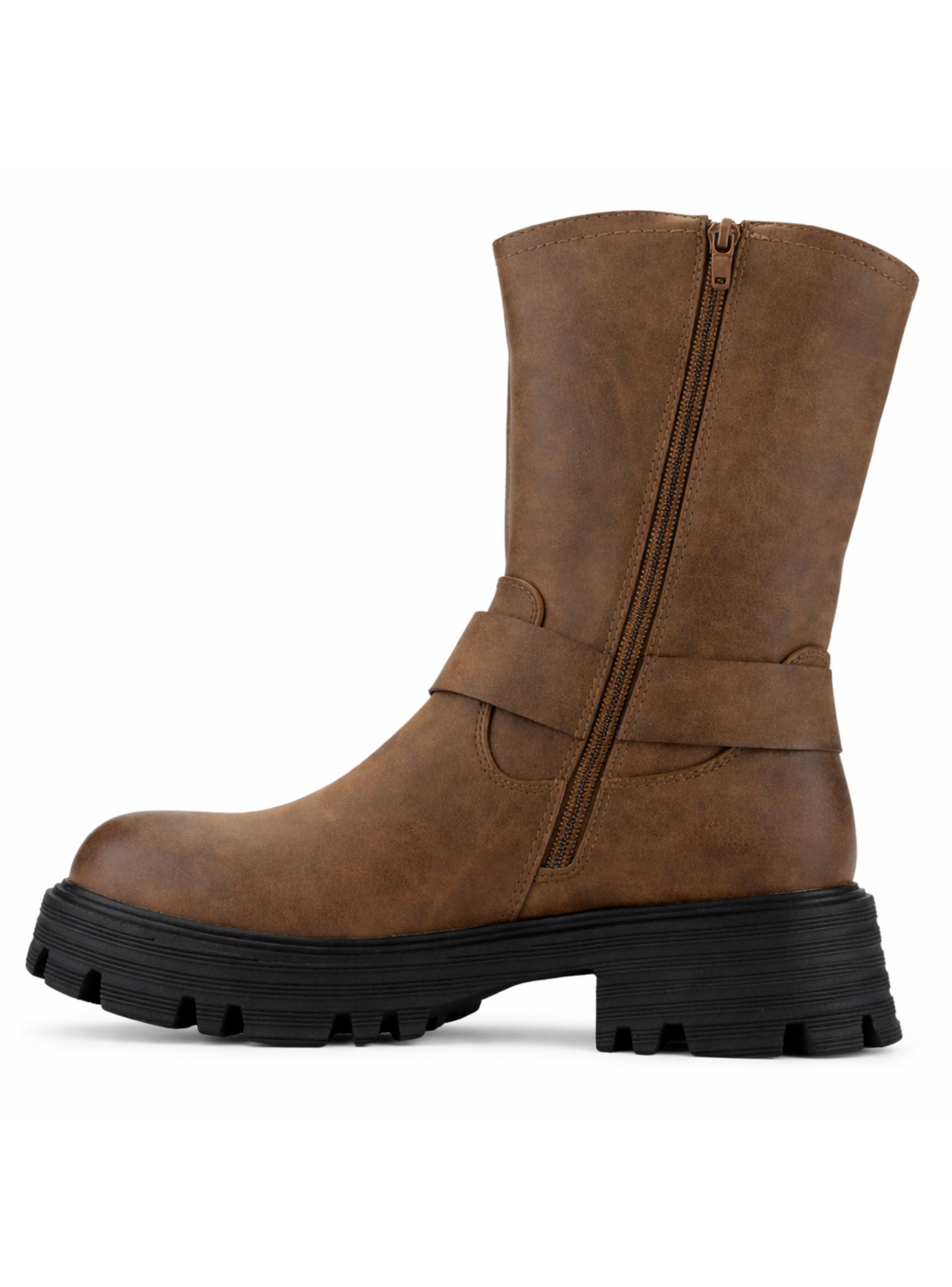 Bota Tostado Mujer Casual Chalada Messa-1