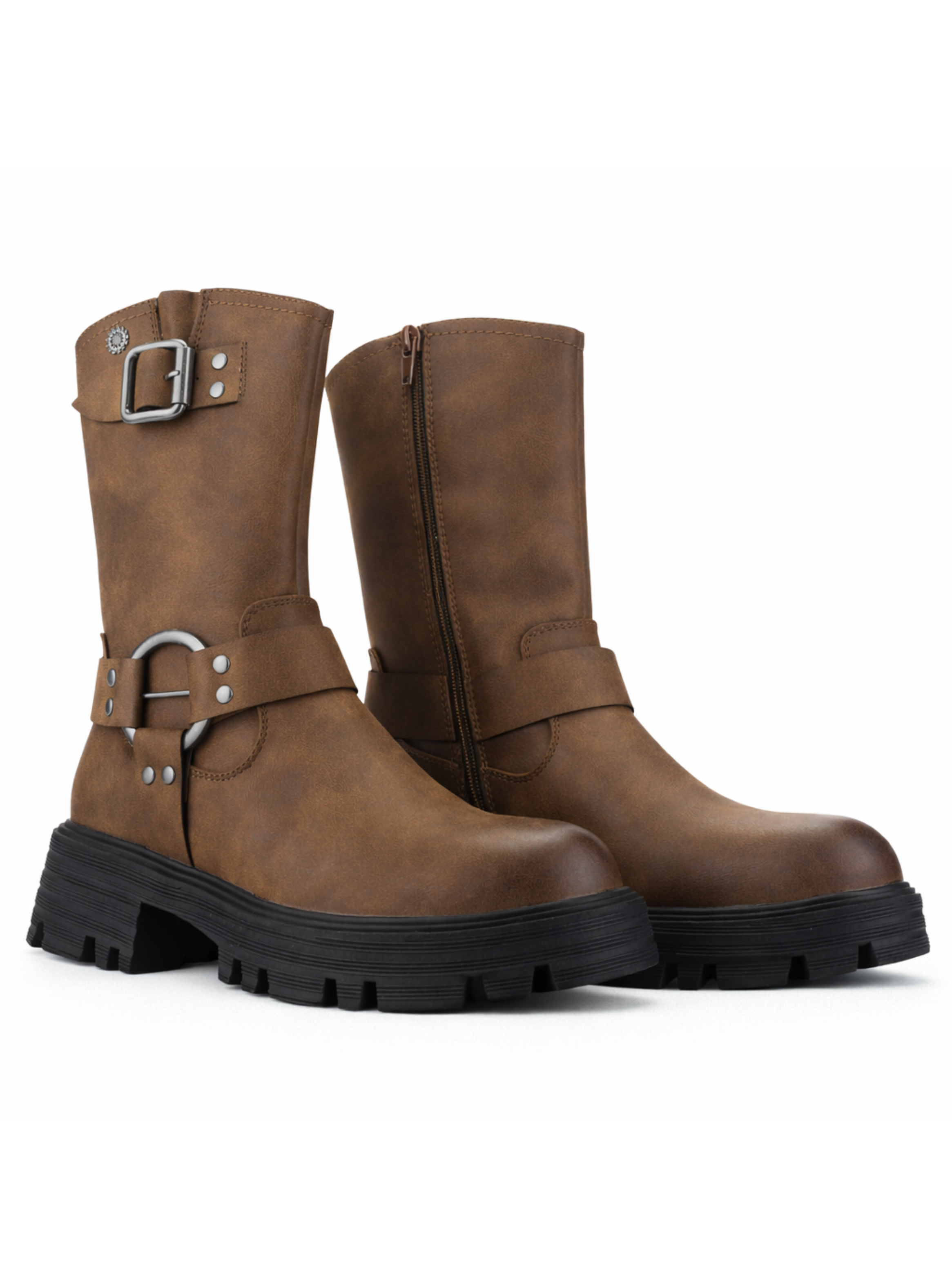 Bota Tostado Mujer Casual Chalada Messa-4