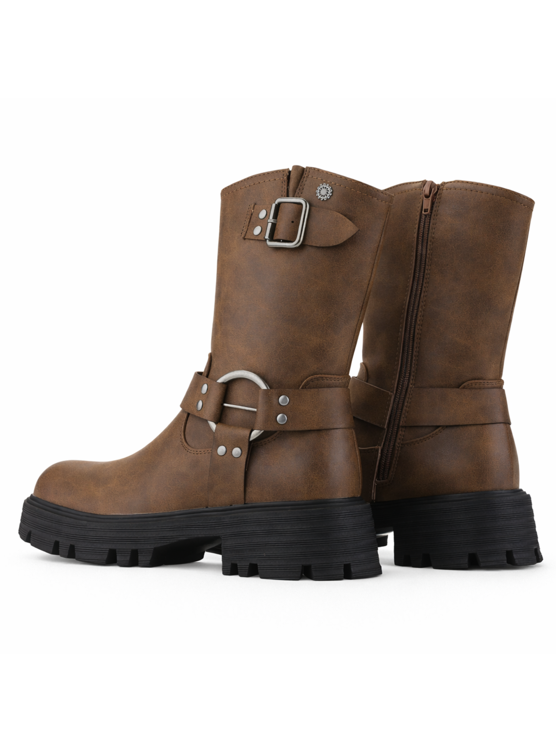 Bota Tostado Mujer Casual Chalada Messa-5