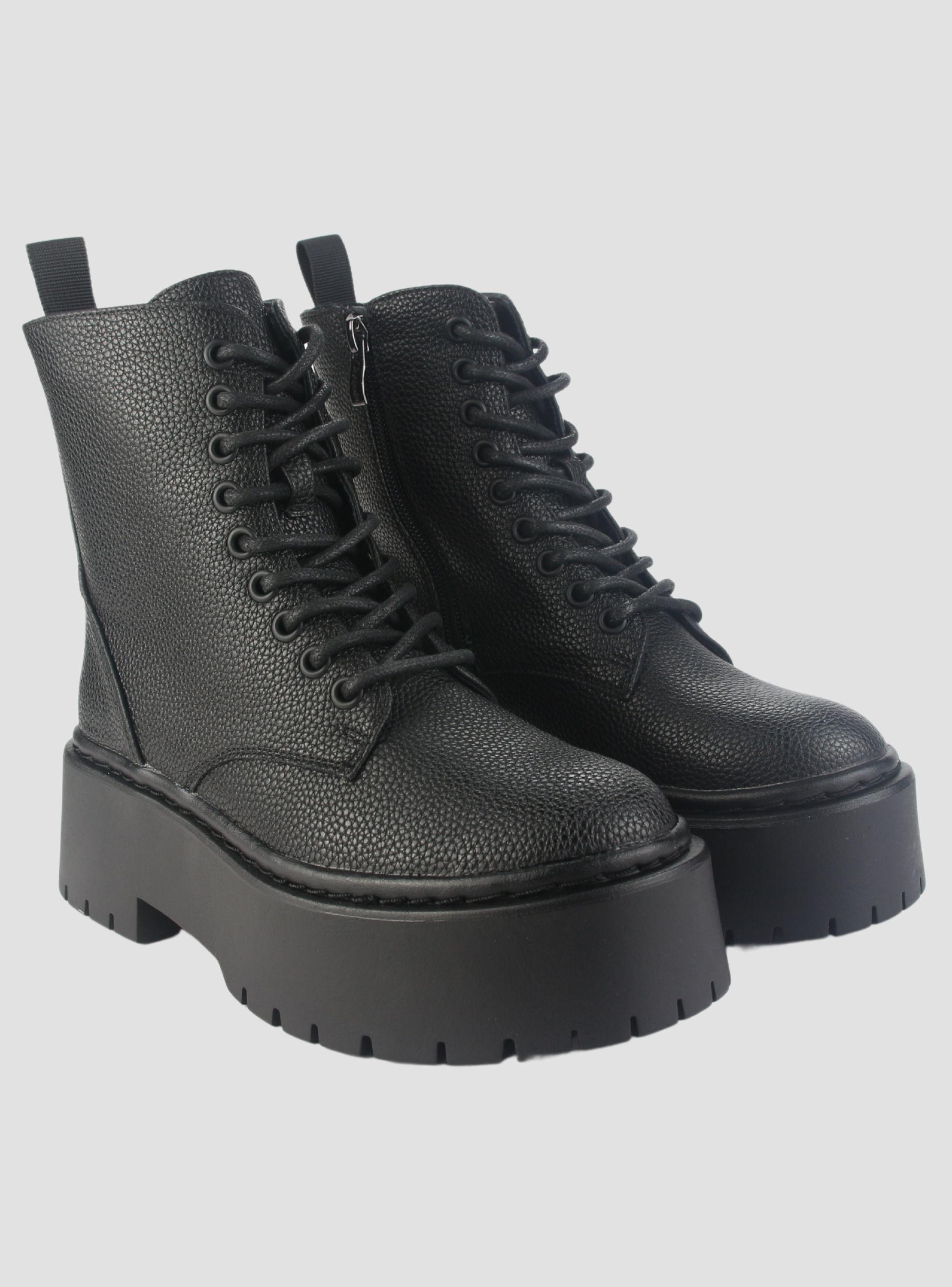 Botin Chalada Mujer Rust-24 Negro Casual-4