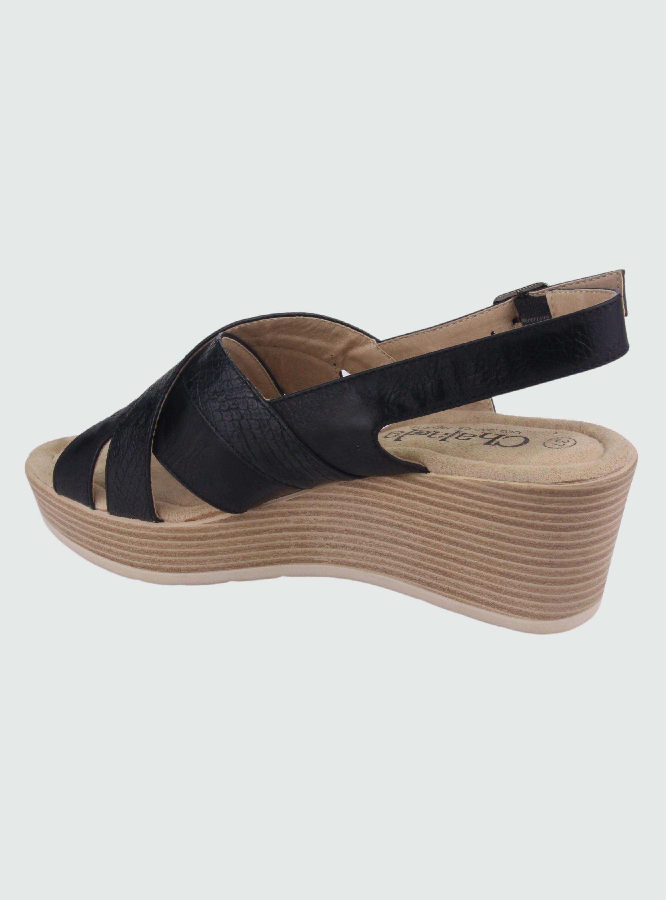 Sandalia Chalada Mujer Accu-1 Negro Moda-1