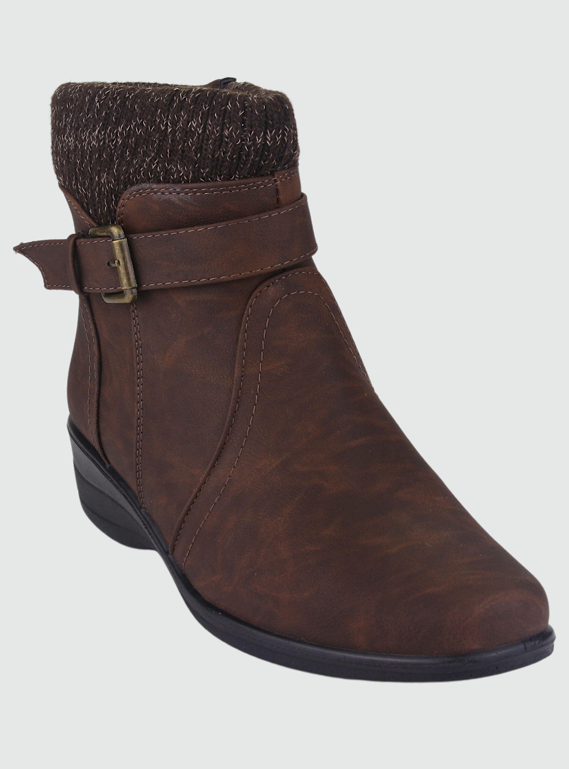 Botin Chalada Mujer Confort-4 Café Casual-2