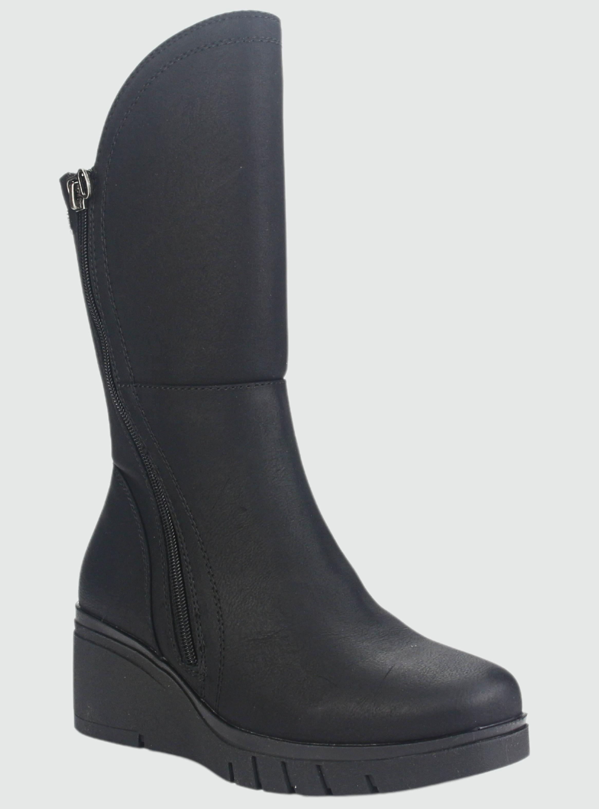 Botin Chalada Mujer Wedgenew-2 Negro Casual-2