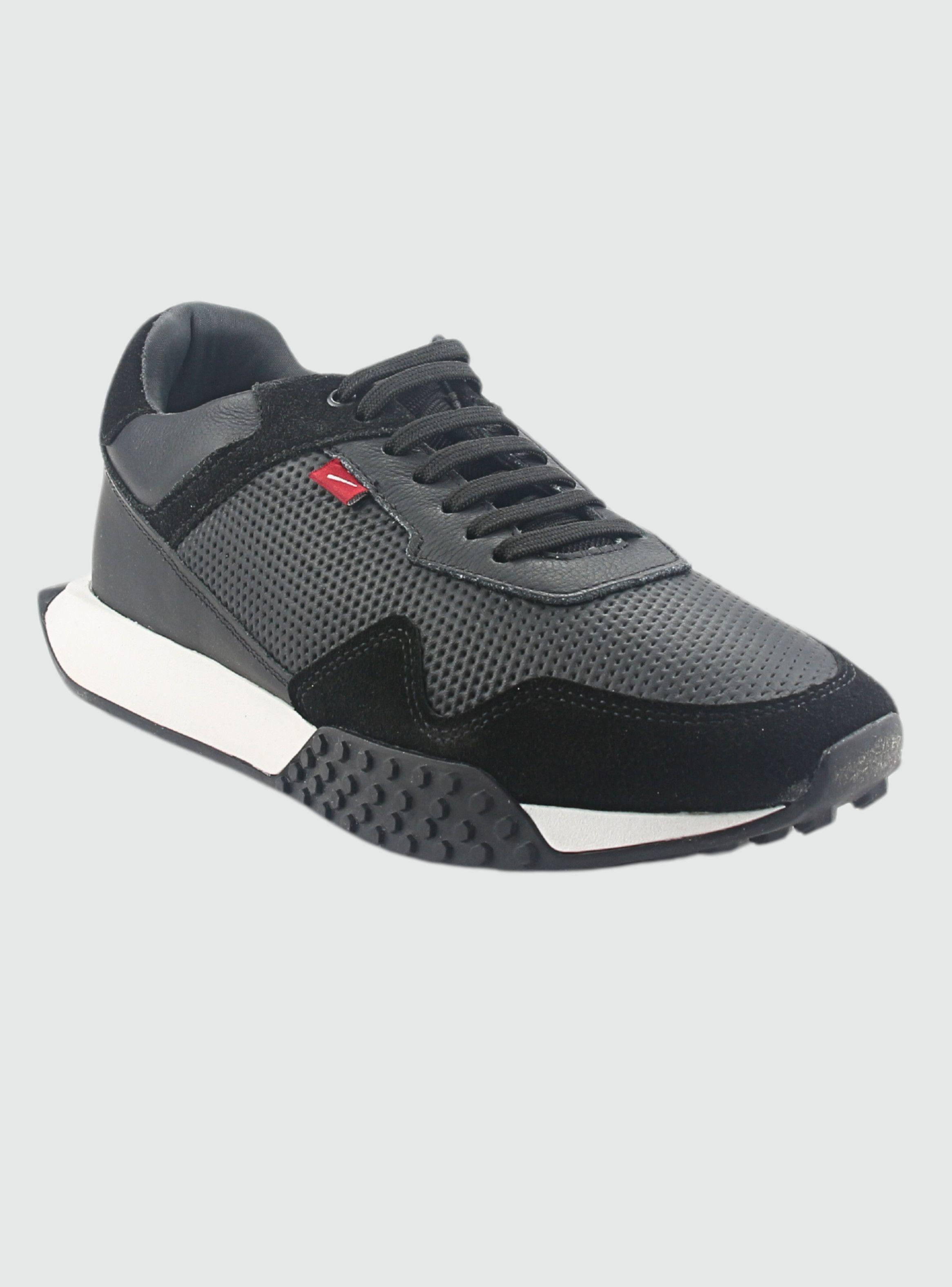 Zapatilla Ferracini Hombre 8526 Racer Negro Casual-2