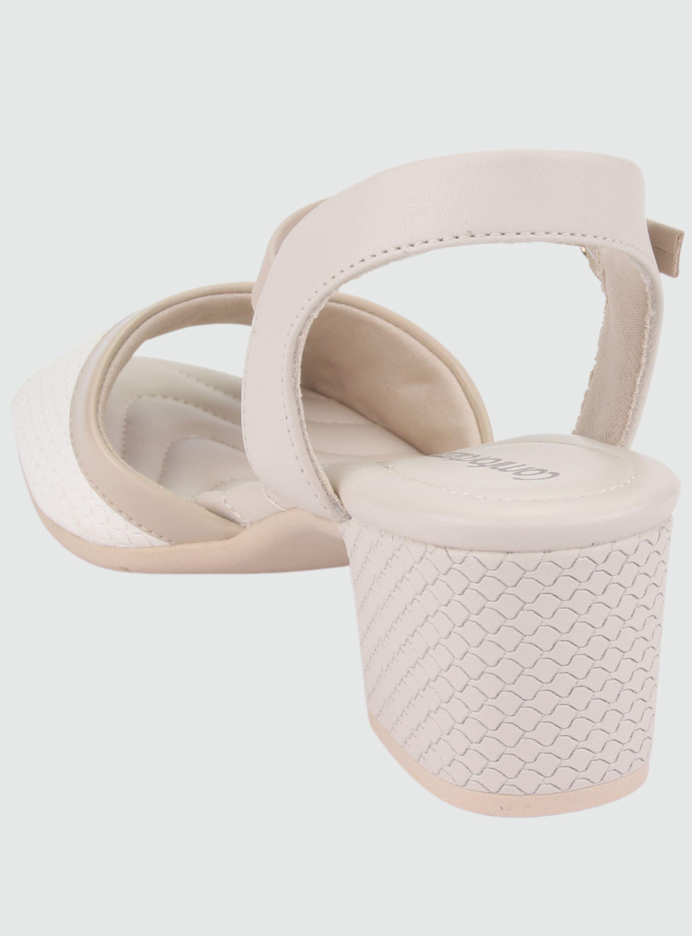 Sandalia Comfortflex Mujer 2257402 Beige Moda-3