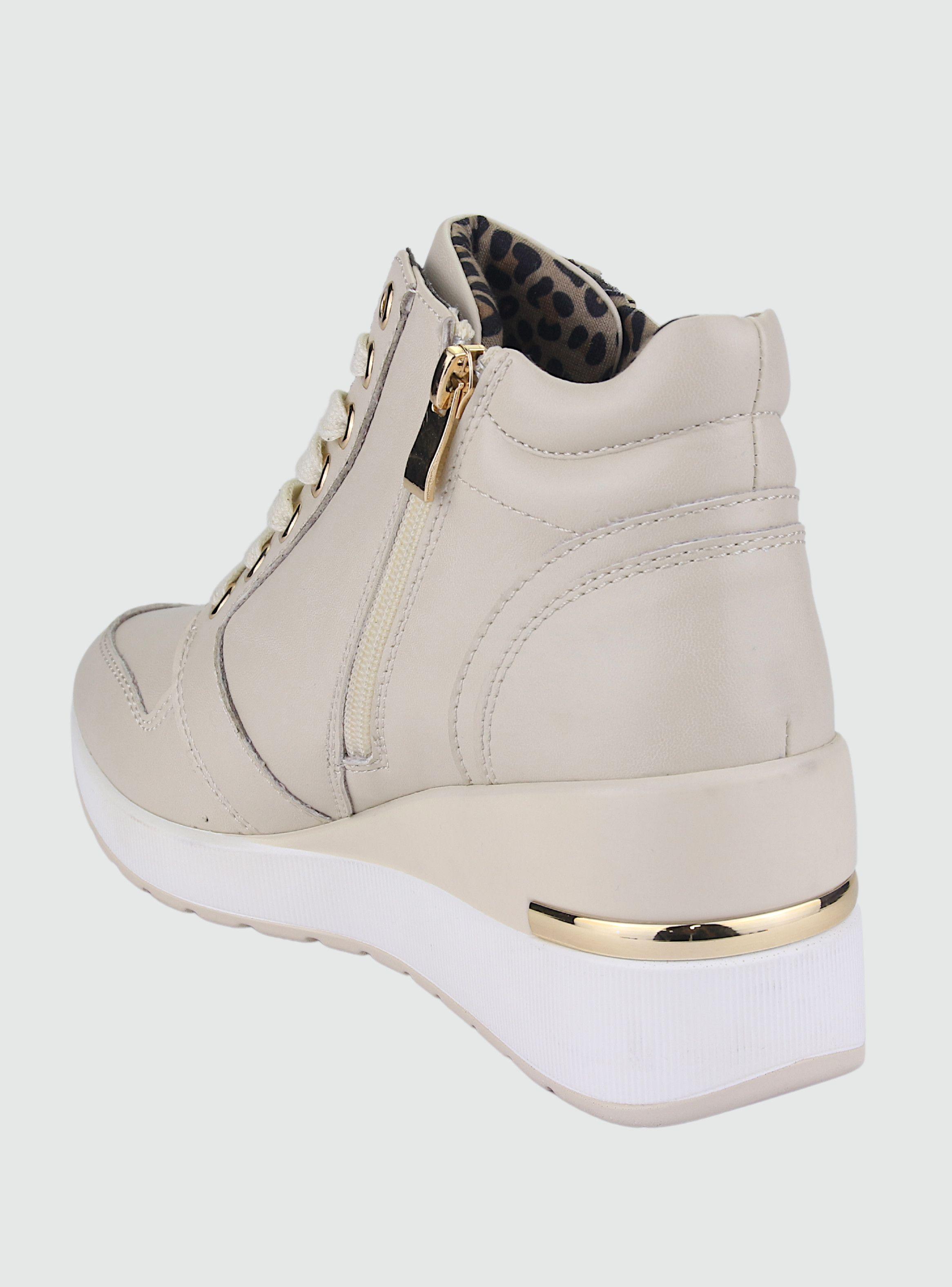 Zapatilla Chalada Mujer Bolden-7 Crema Urbano-3