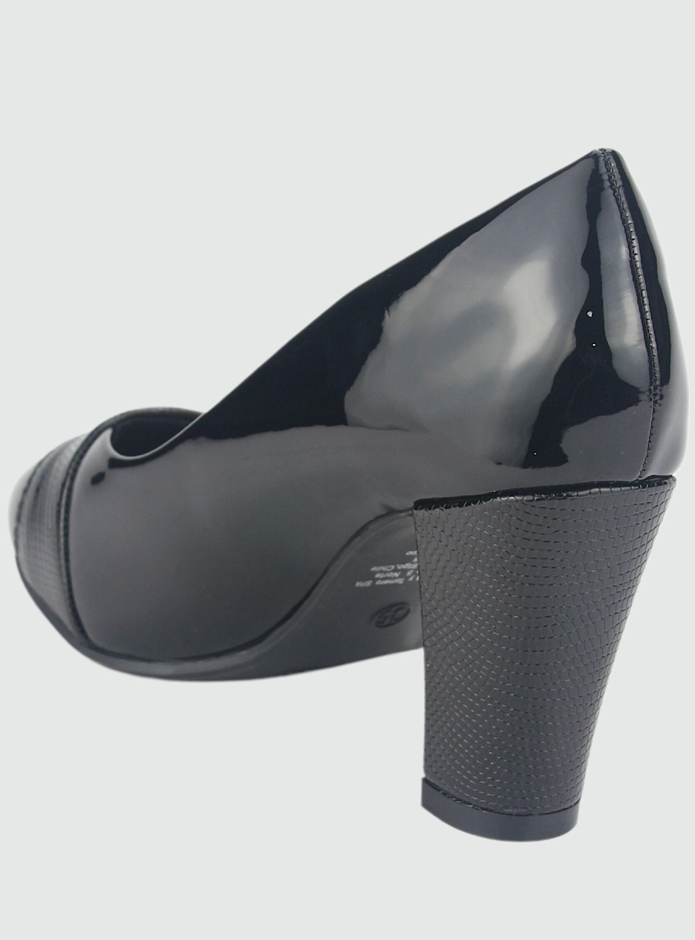 Zapato Chalada Mujer Cobna-9 Negro Casual-3