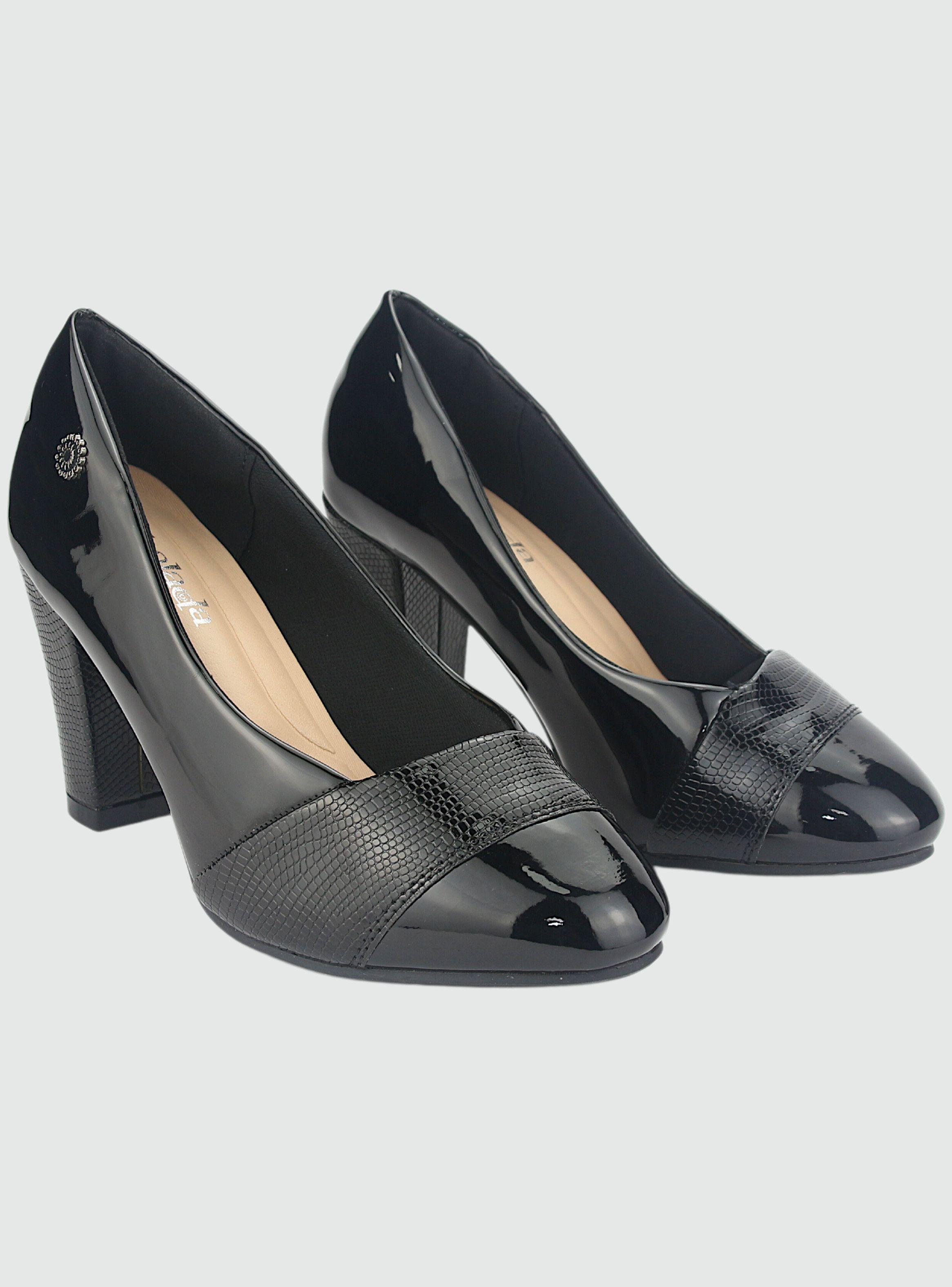 Zapato Chalada Mujer Cobna-9 Negro Casual-4