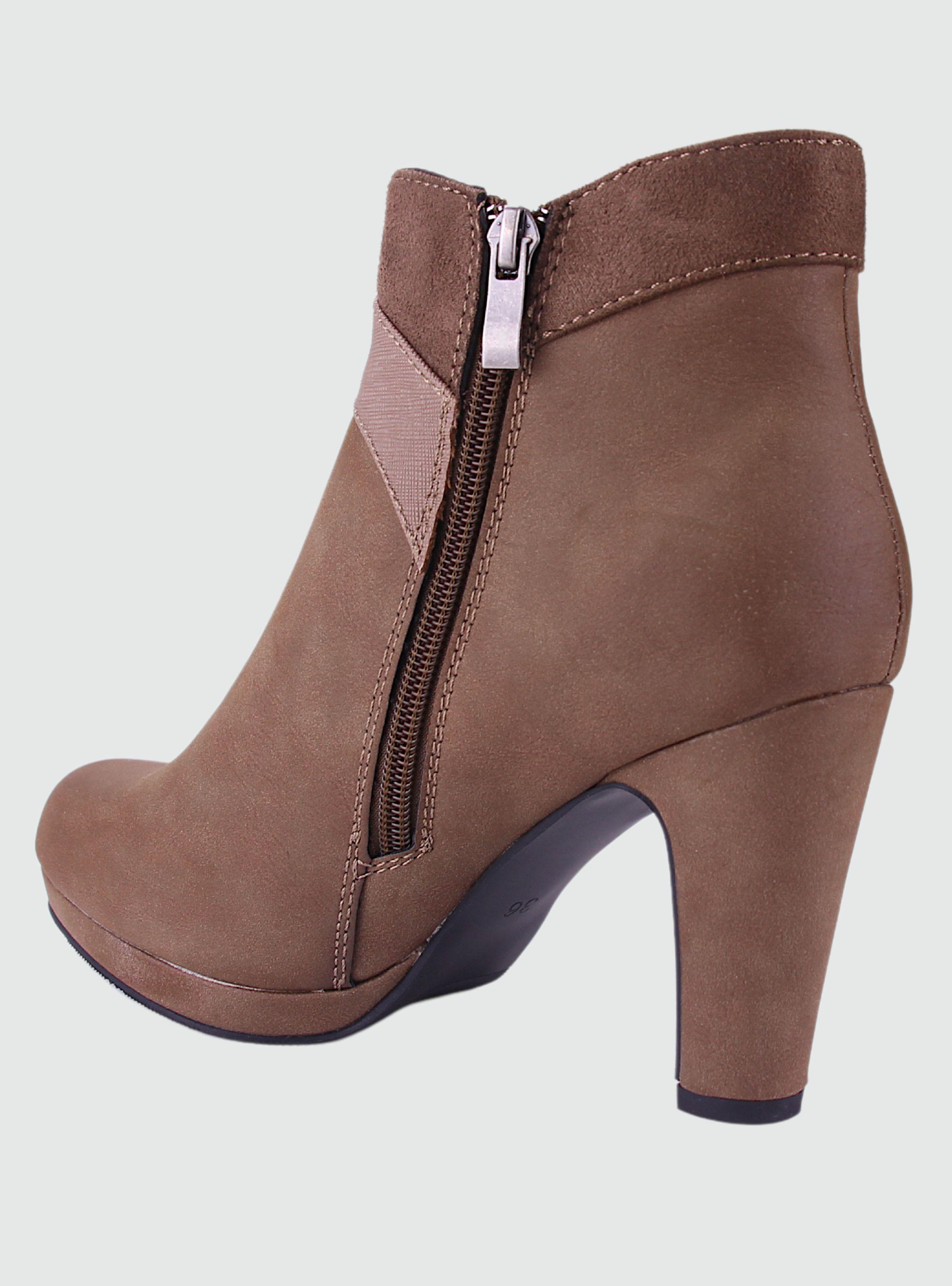 Botin Chalada Mujer Bambina-5 Taupe Moda-1