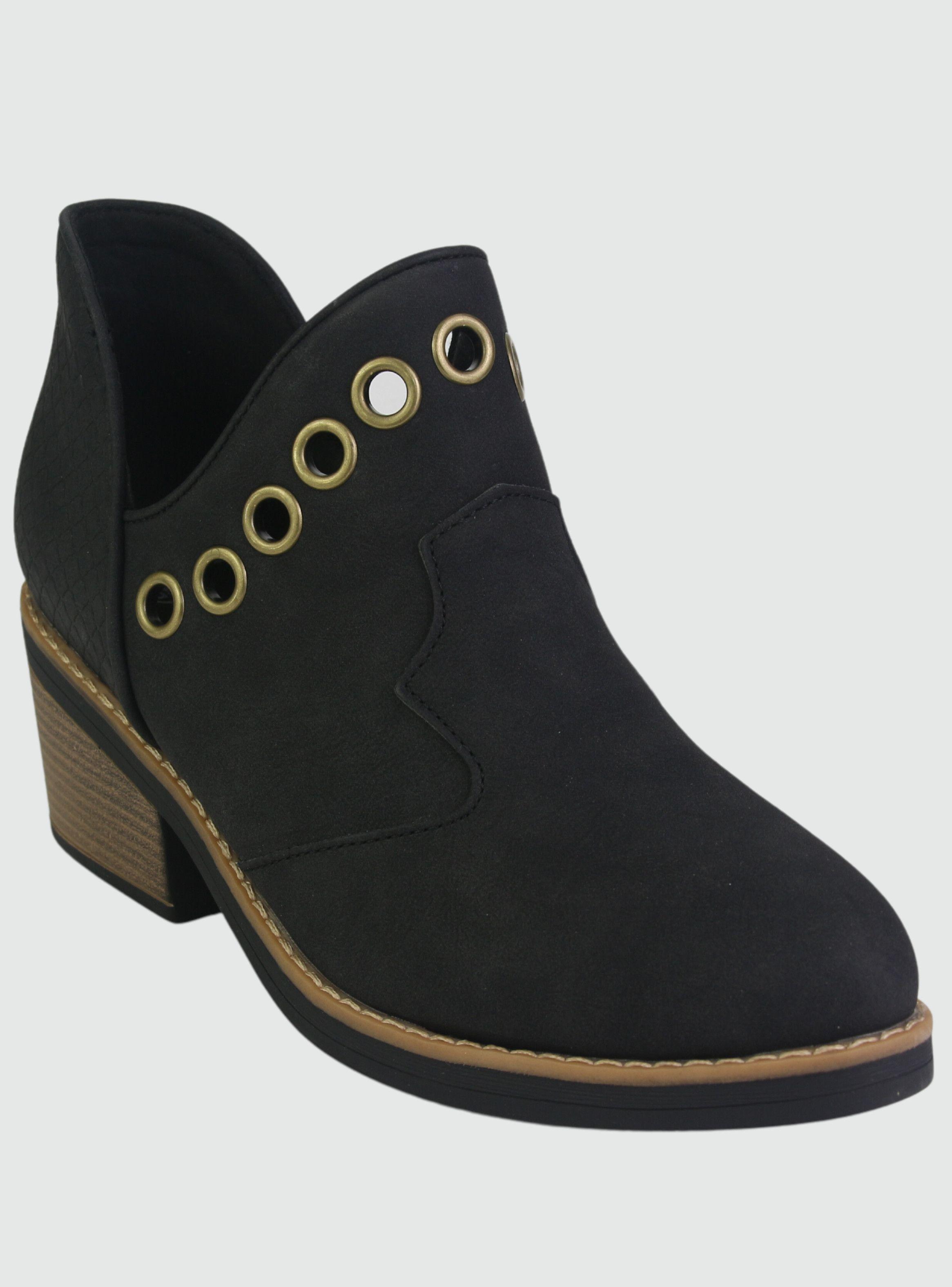 Botin Chalada Mujer Camp-15 Negro Casual-2