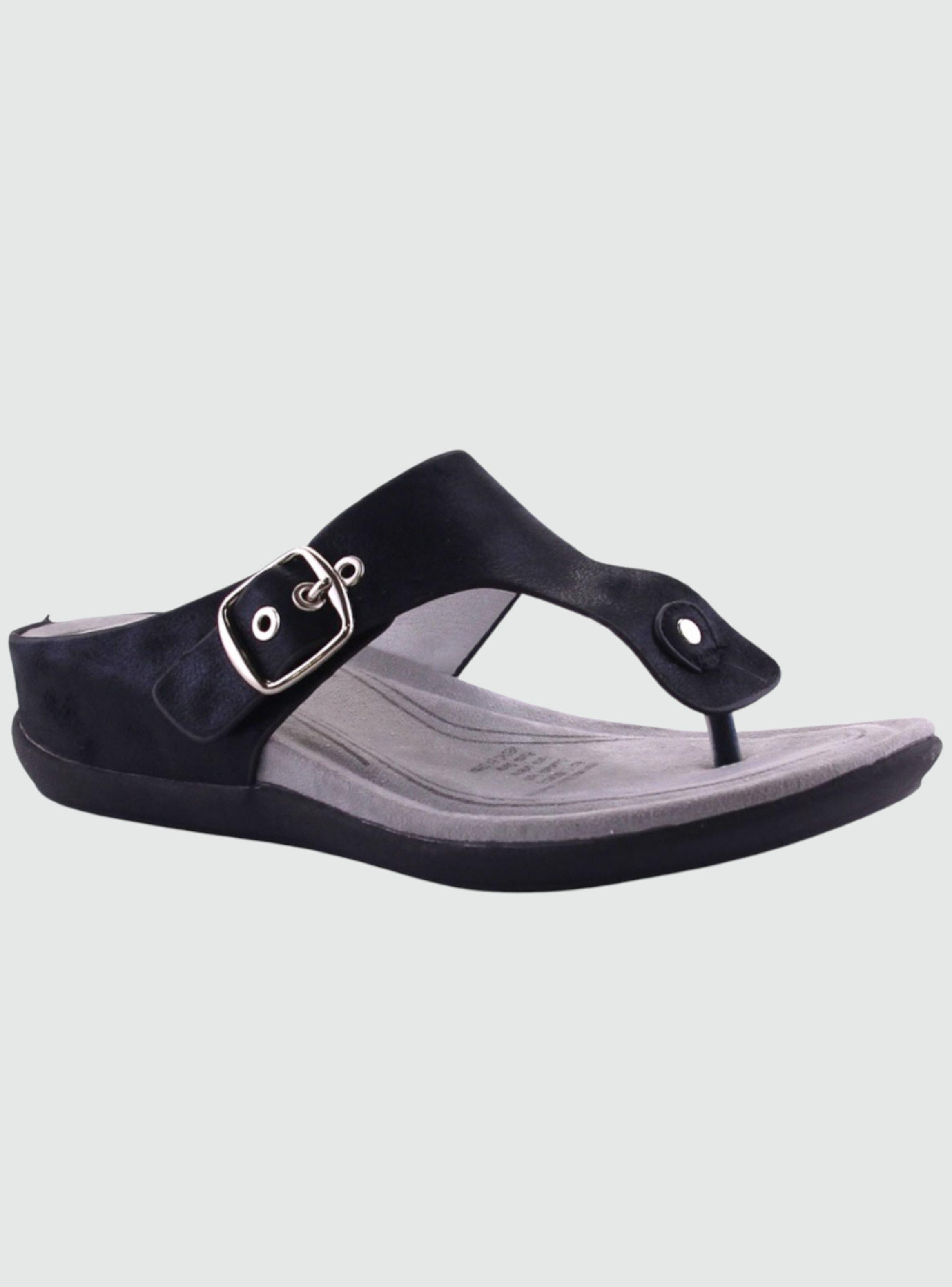 Sandalia Chalada Mujer Ceniza-1 Negro Comfort-0
