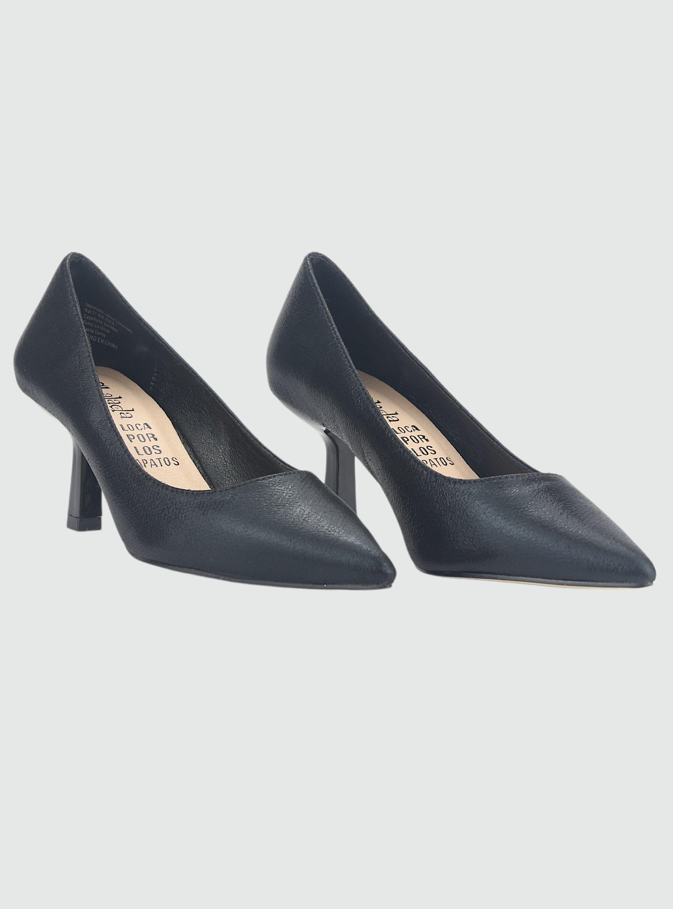 Zapato Chalada Mujer Hot-72 Negro Casual-4