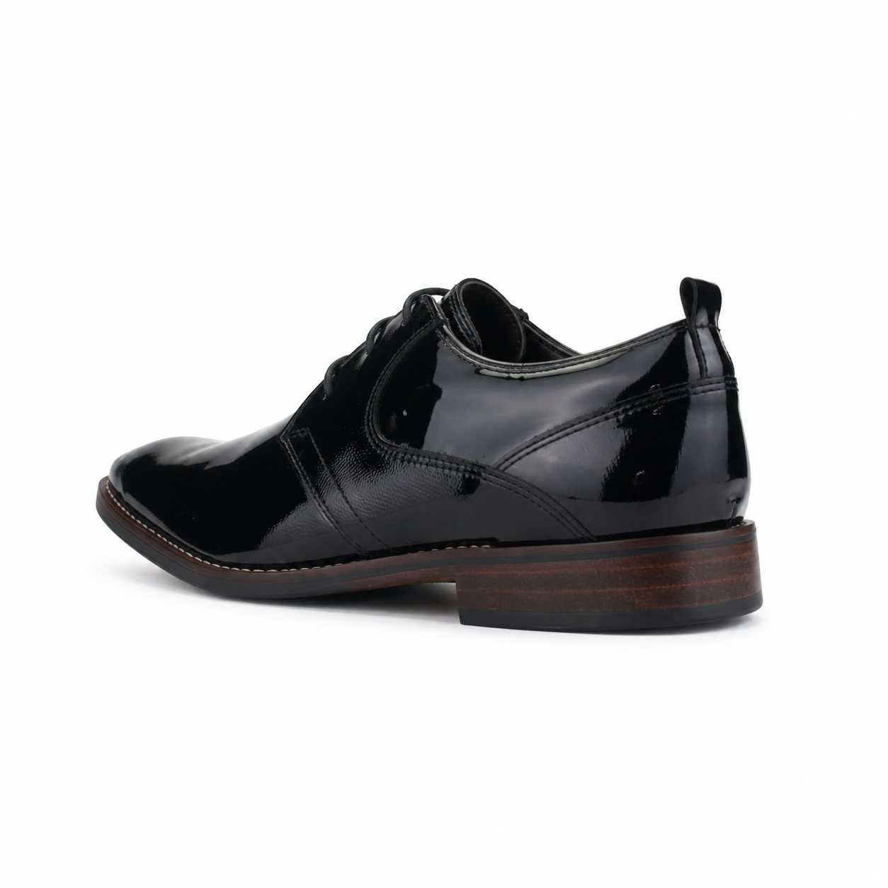 Zapato Ferracini Hombre 5659 Caravaggio Negro Charol Casual-3