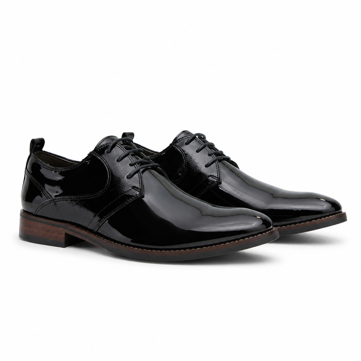 Zapato Ferracini Hombre 5659 Caravaggio Negro Charol Casual-6