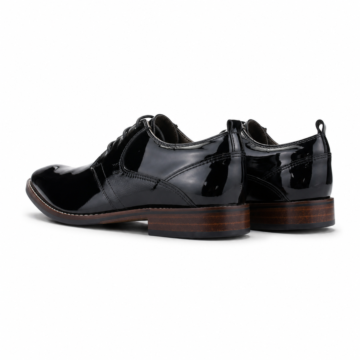 Zapato Ferracini Hombre 5659 Caravaggio Negro Charol Casual-7