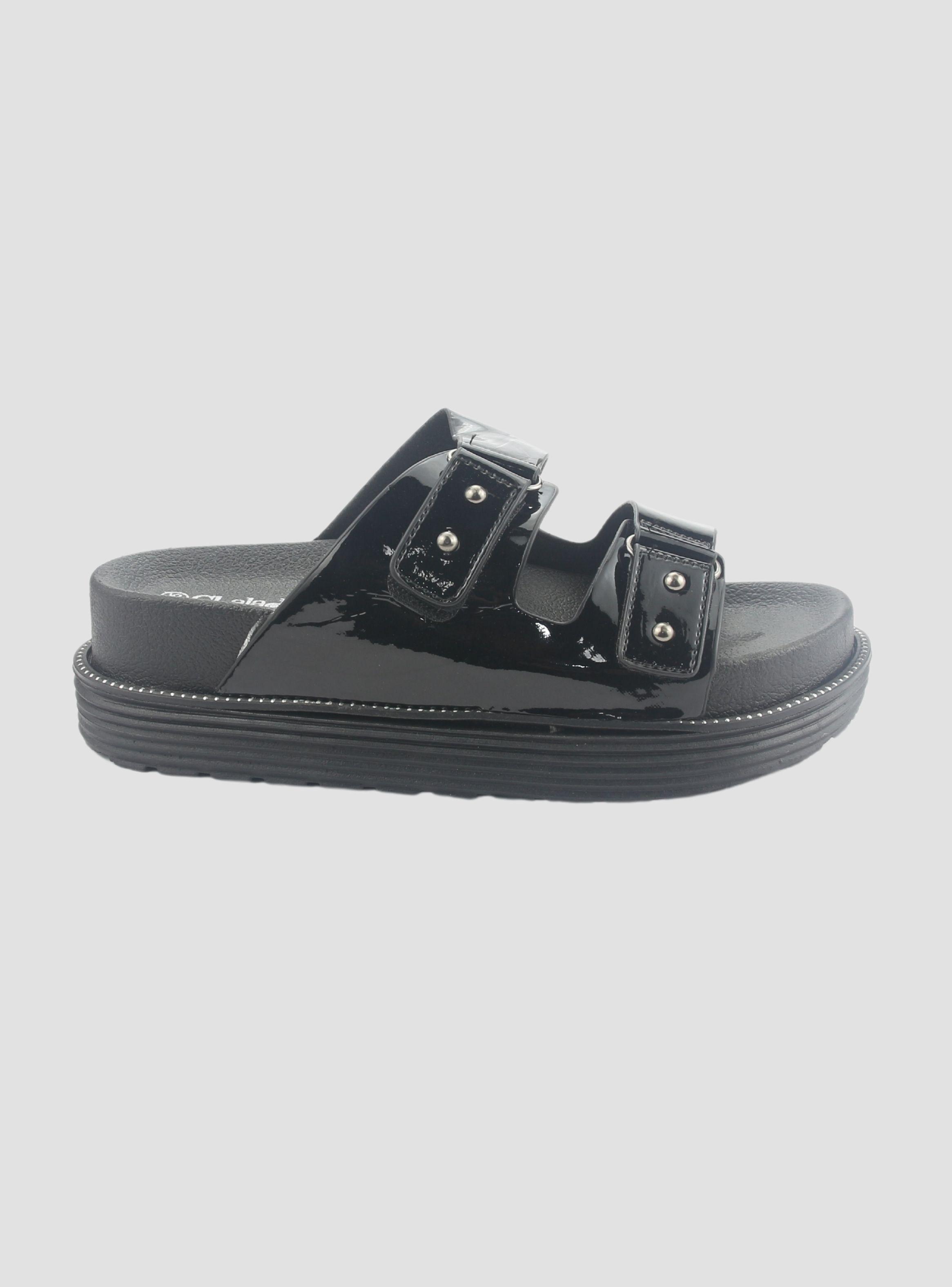 Sandalia Chalada Mujer Bora-10 Negro Casual-0